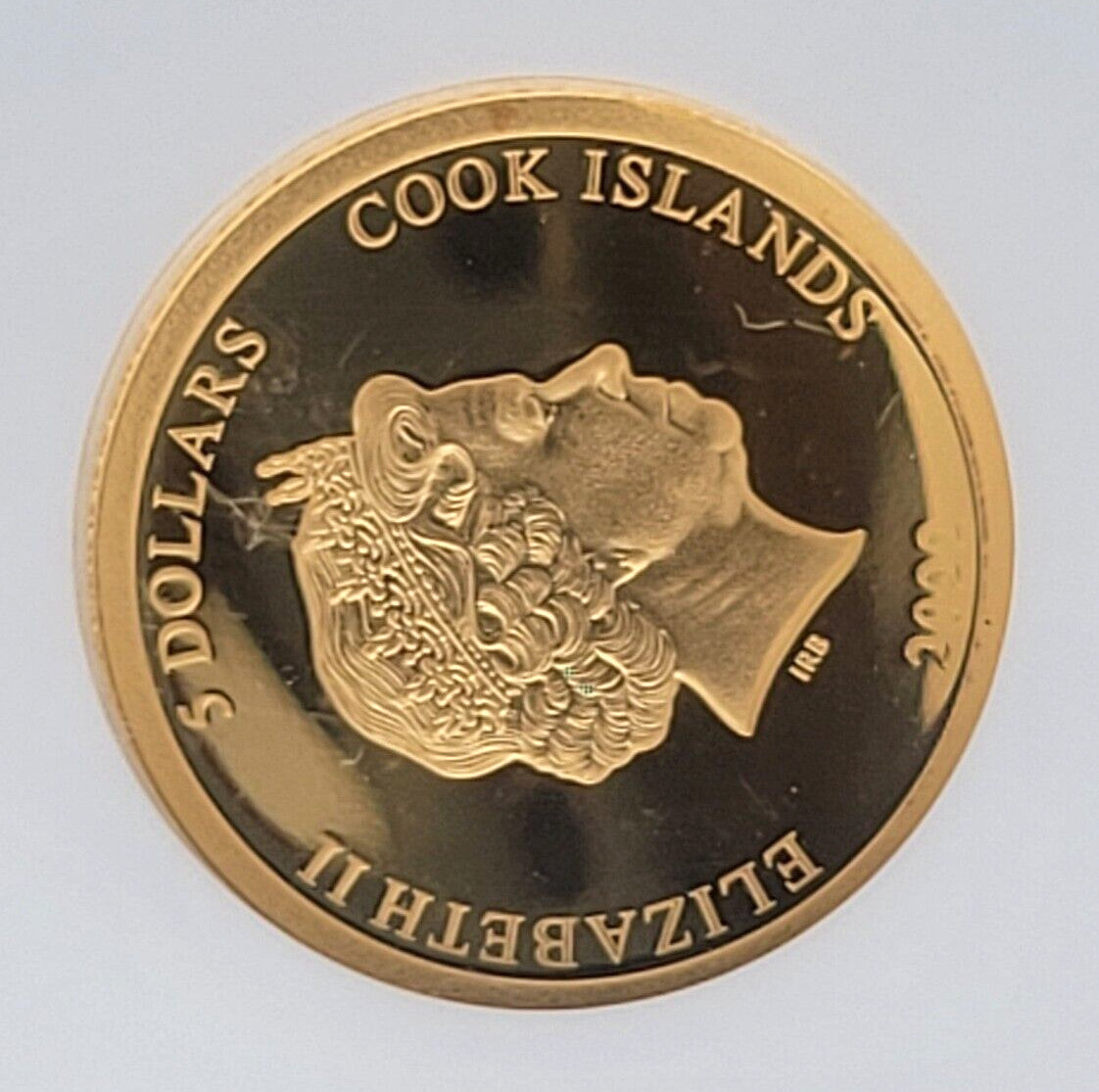 2022 $5 Cook Islands NGC PF70 Proof Cameo Legacy of Pharoahs 1/2g .999 Gold Coin