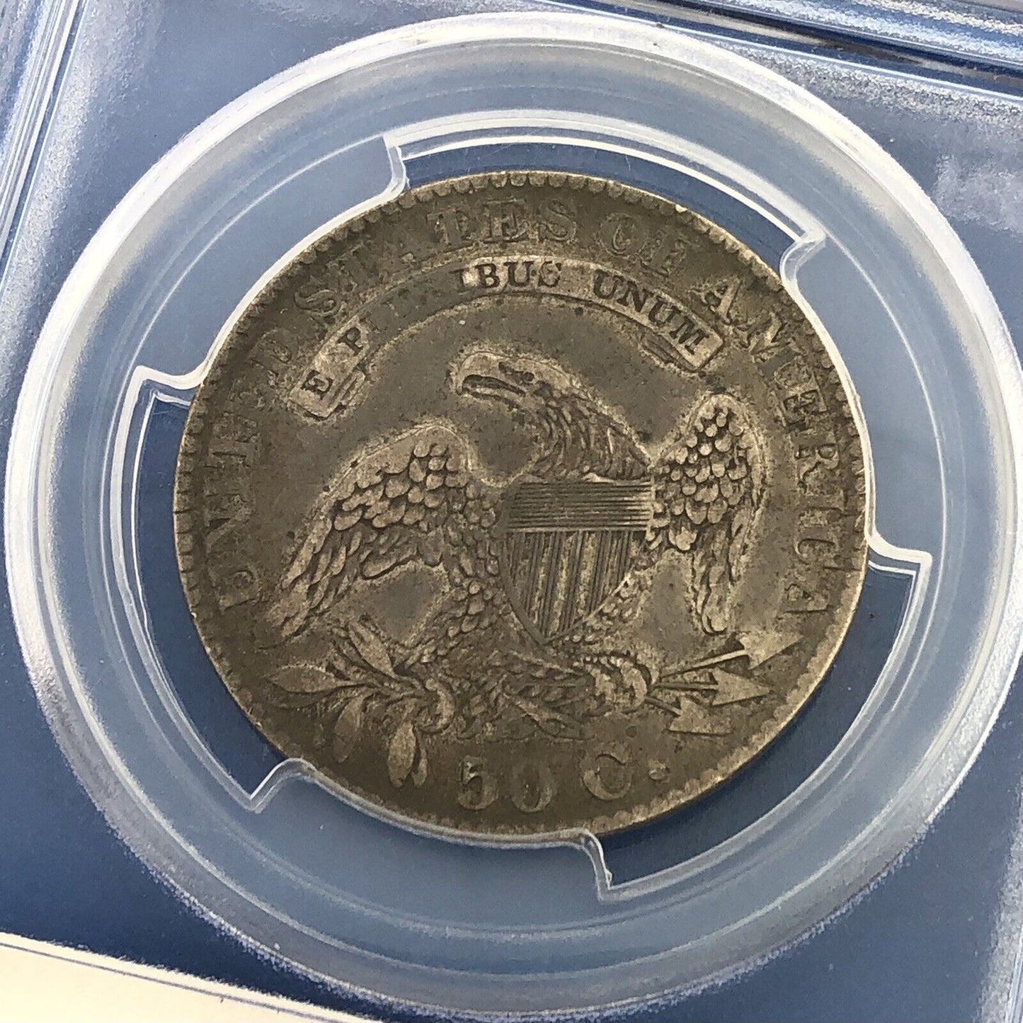 1832 Capped Bust Silver Half Dollar 50c Small Letters PCGS VF35 O-122 Coin