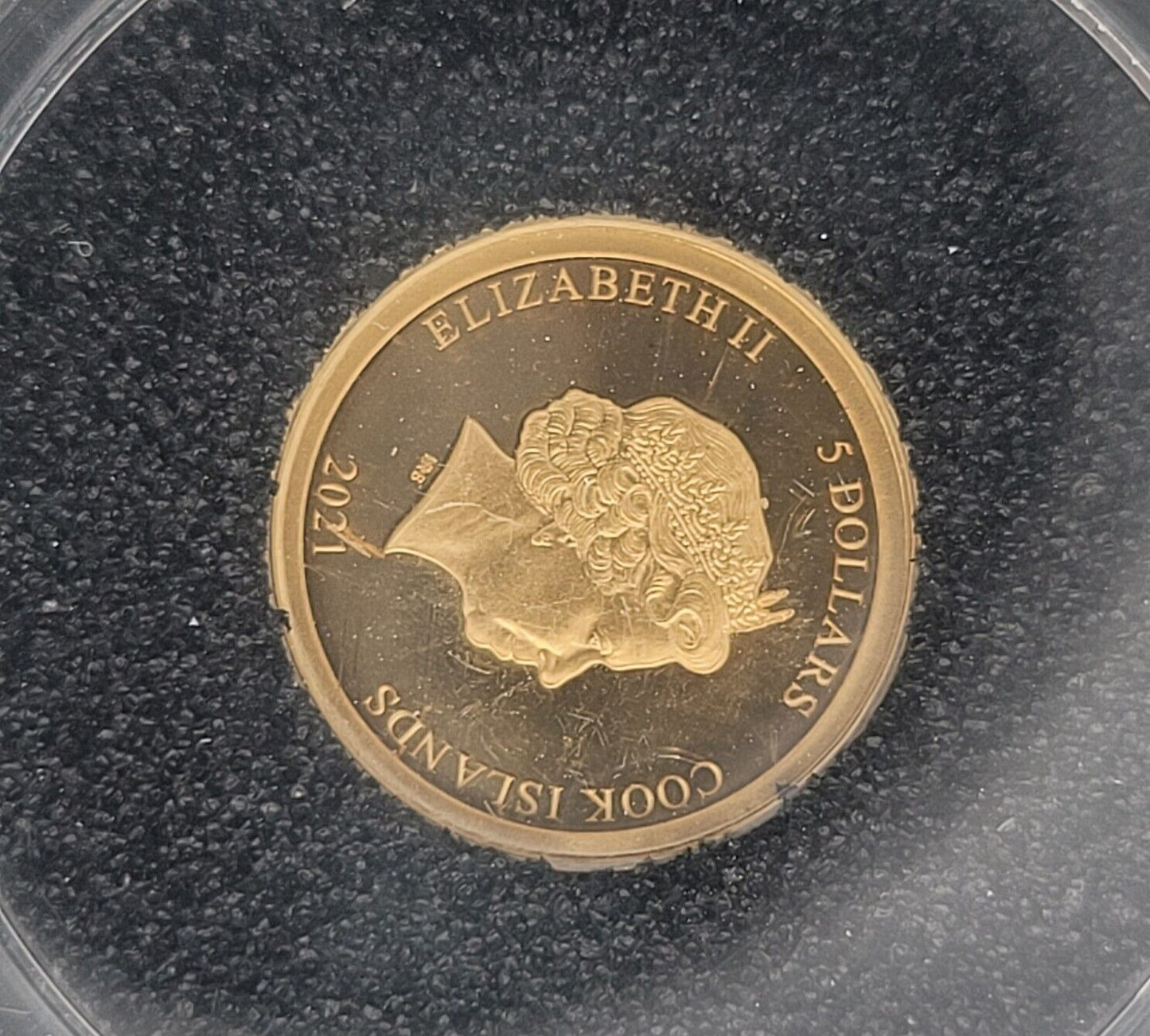 2021 $5 Cook Islands NGC PF70 Proof Ultra Cameo 1/2g .999 Gold Texas Longhorn
