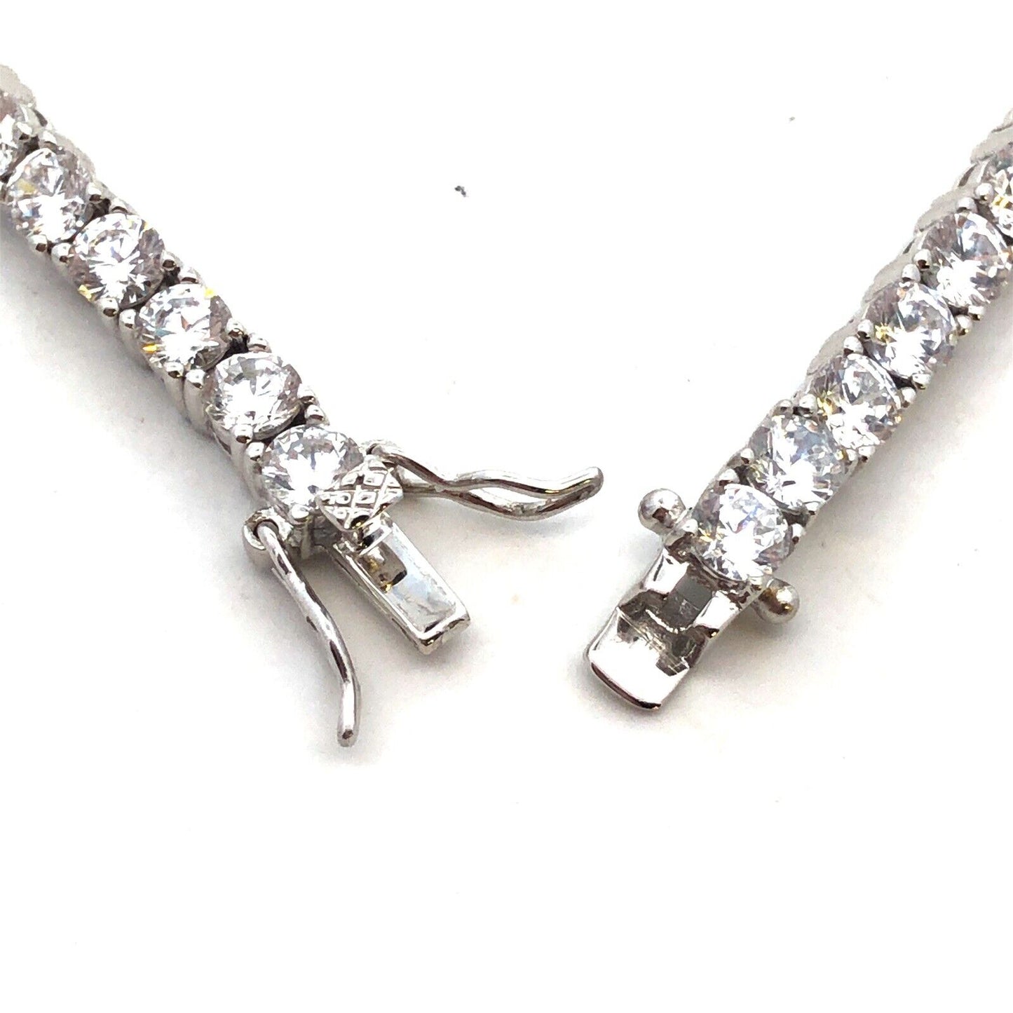 Designer ATR 925 Sterling Silver Round Cubic Zirconia Tennis Bracelet