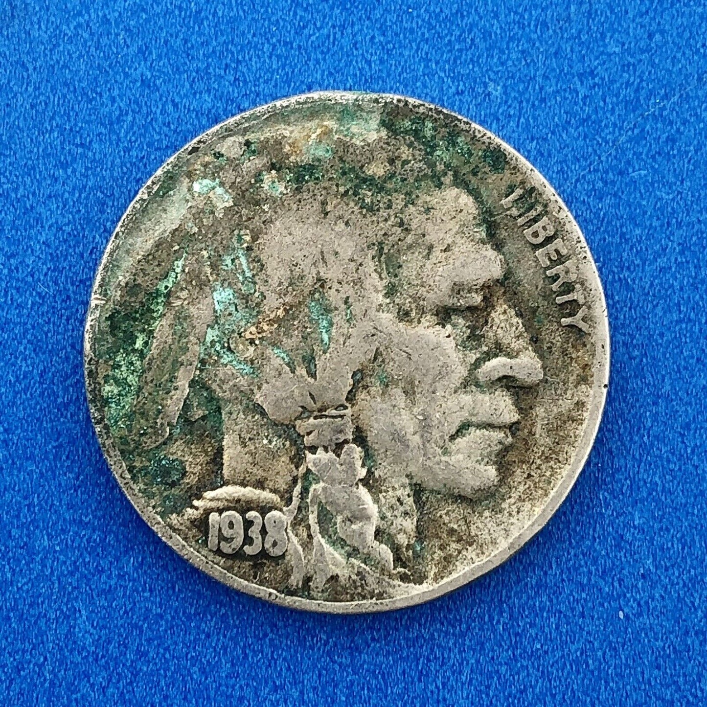 1938 D Indian Head Buffalo Nickel Key Better Rare Denver Mint Two Coin Lot