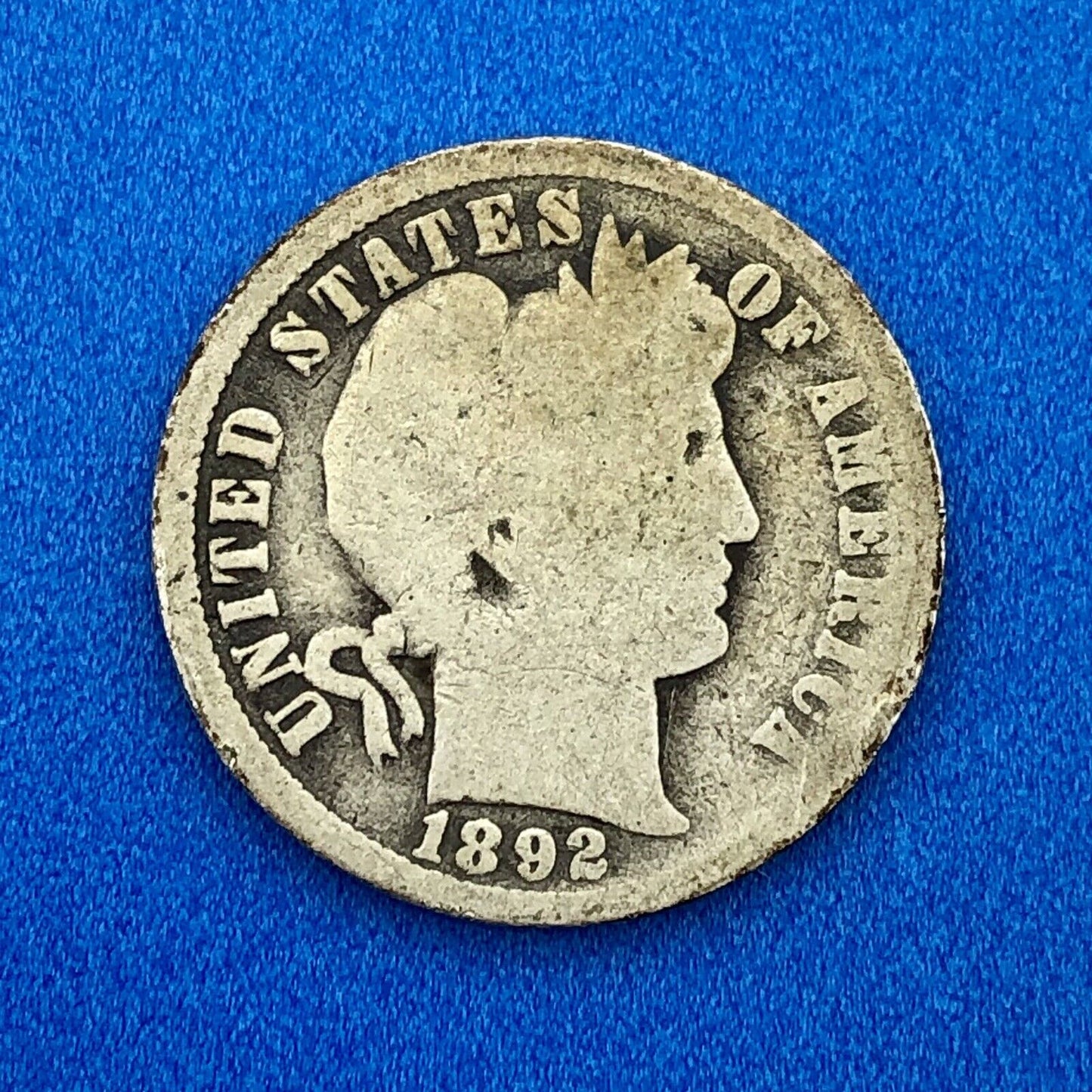 1892 O Barber Silver Dime $.10 Better Rare Scarce Key New Orleans Mint Coin