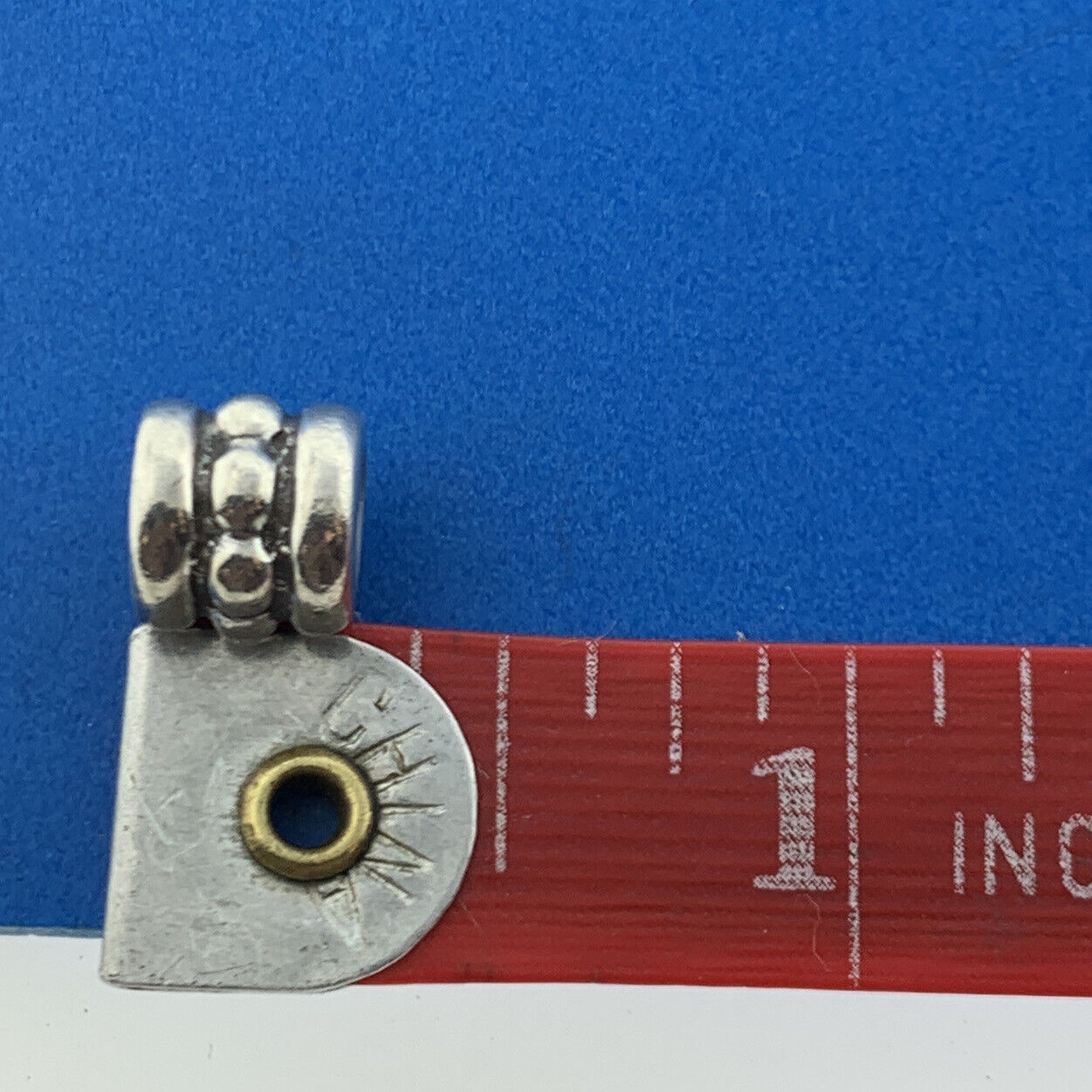 Authentic PANDORA 925 Sterling Silver Double Ribbed Bubble Spacer Charm 790162