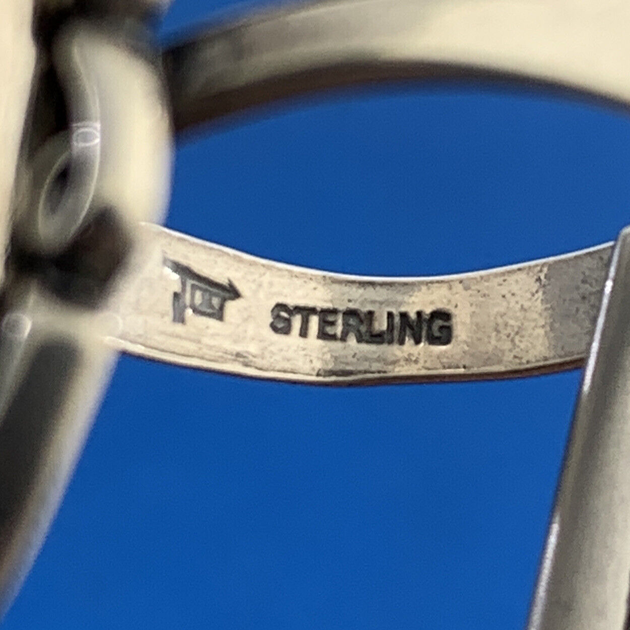 Estate Bell Trading Post 925 Sterling Silver Turquoise Native American Ring