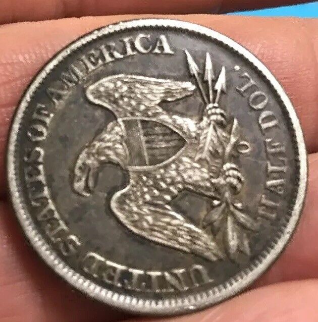 1858 O Silver Seated Liberty Half Dollar 50c Strong XF 90% Silver Scarce Coin