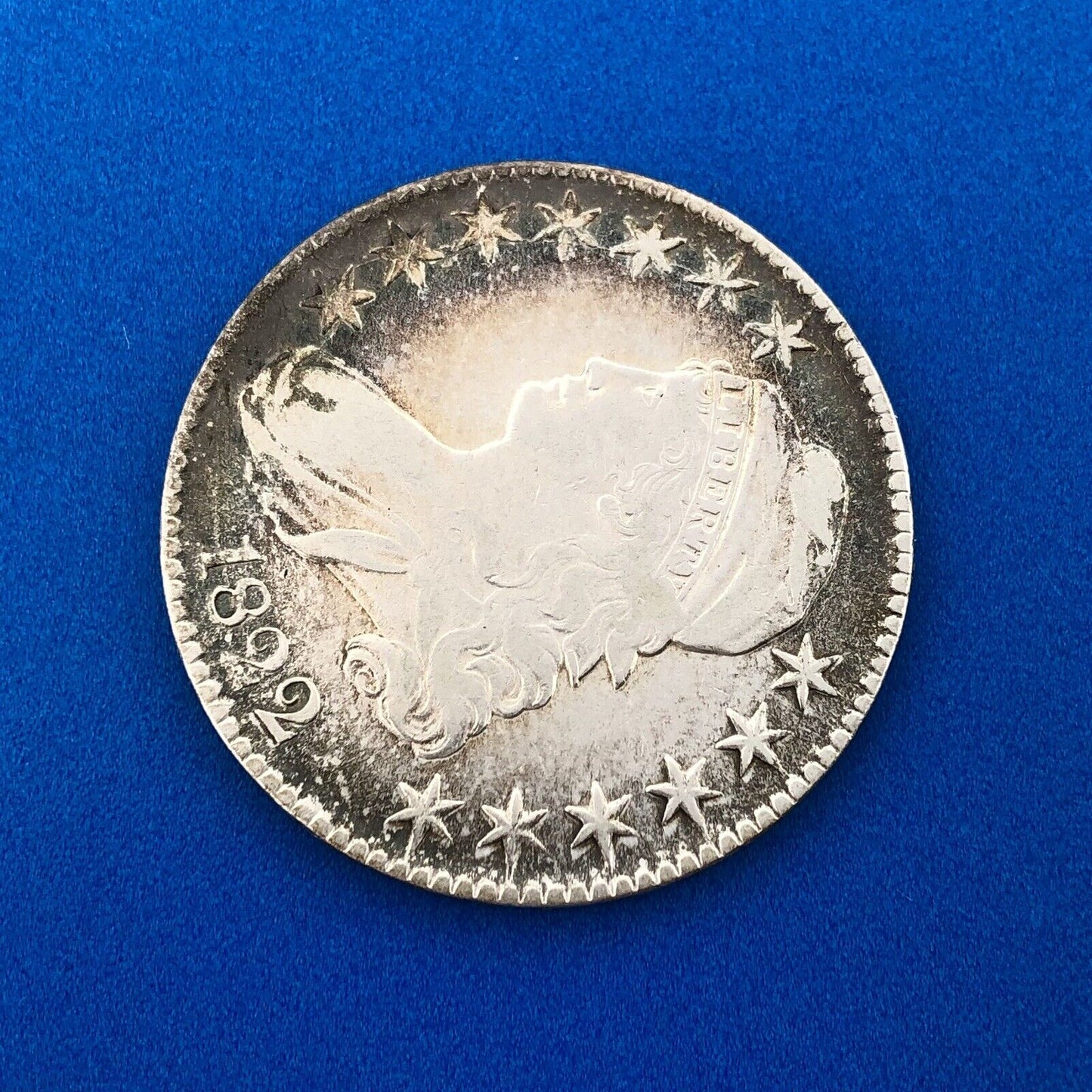 1822 Capped Bust Lettered Edge Silver Half Dollar 50c Early American Silver Coin
