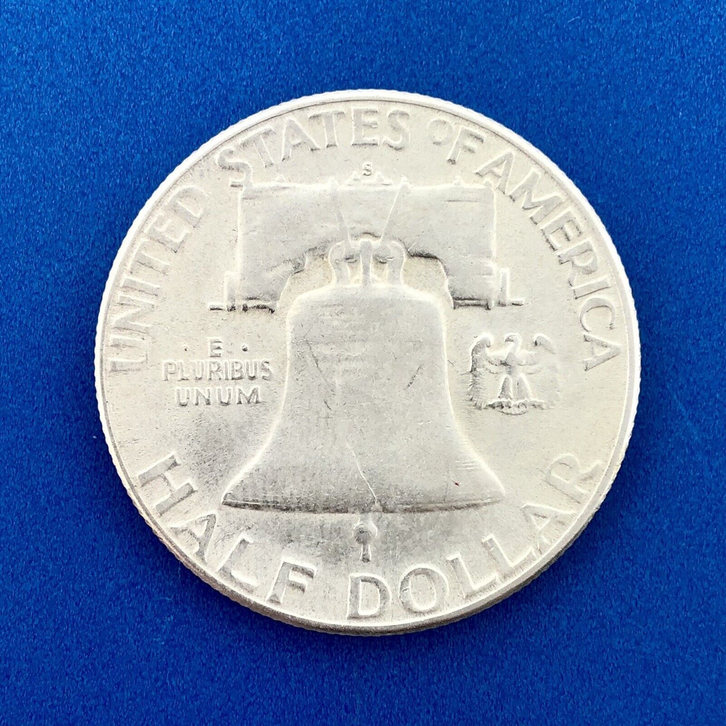 1953 S Franklin Silver Half Dollar Better Key Rare San Francisco Mint AU Coin