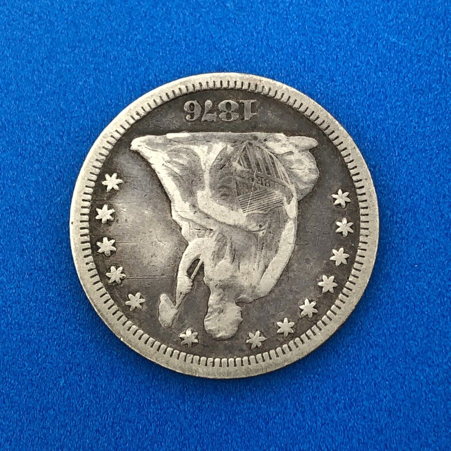 1876 P Silver Liberty Seated Quarter Dollar Type 1 Better Philadelphia Mint Coin