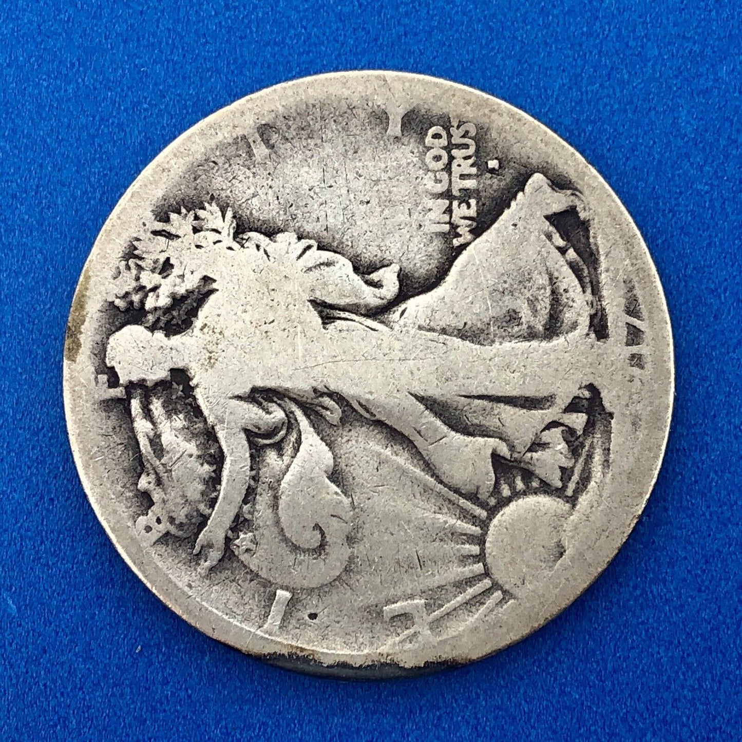 1917 S Obverse Silver Walking Liberty Half Dollar 50c Better Key San Fran Coin