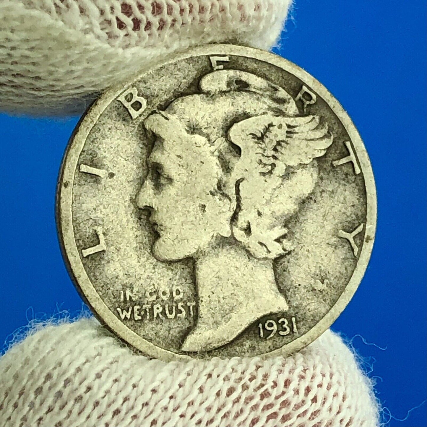 1931 S United States 90% Silver Mercury Dime Key Date Scarce San Francisco Coin