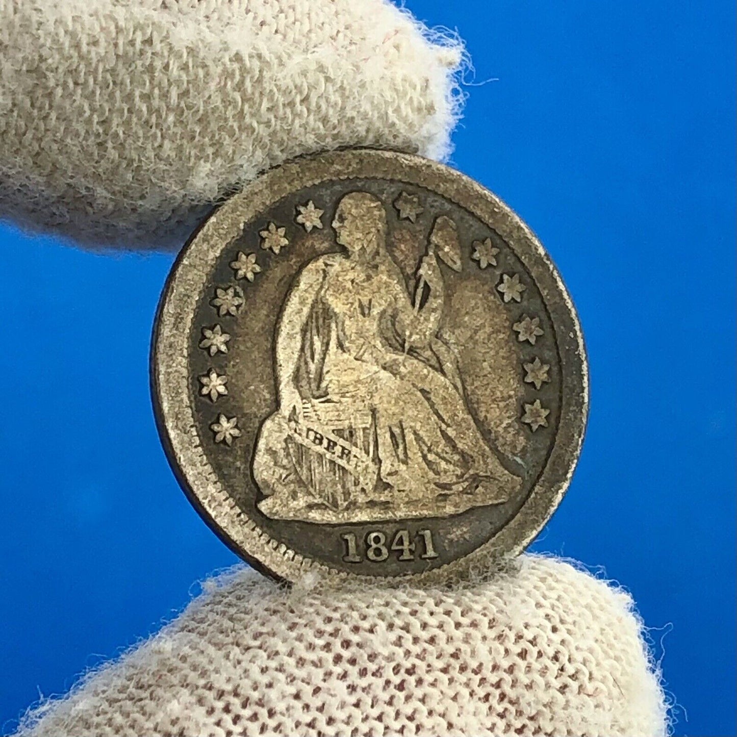 1841 O Seated Liberty Silver Dime No Motto Better Rare New Orleans Mint Coin