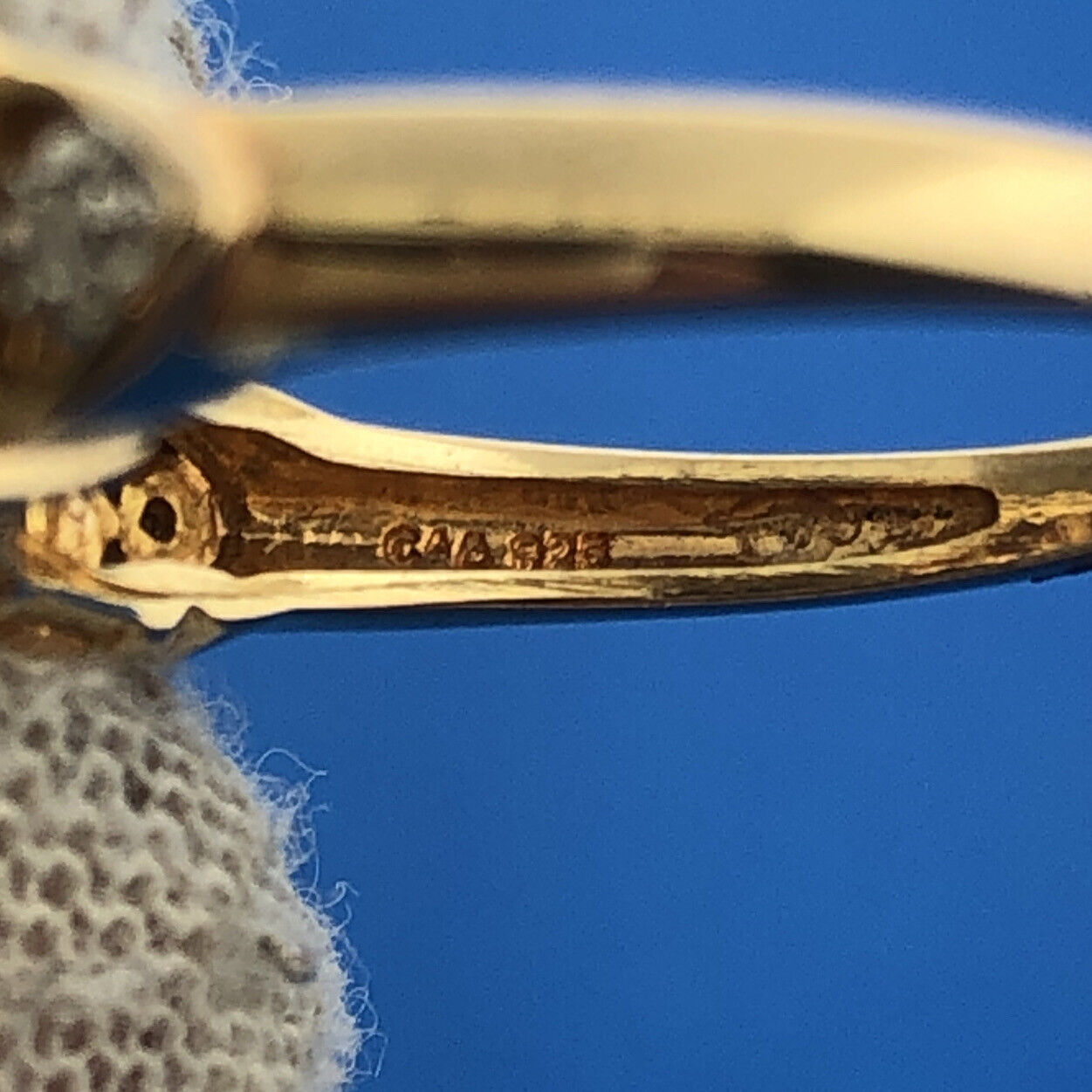 Designer Canada Sterling Silver 925 Princess Trio Citrine Diamond Accent Ring