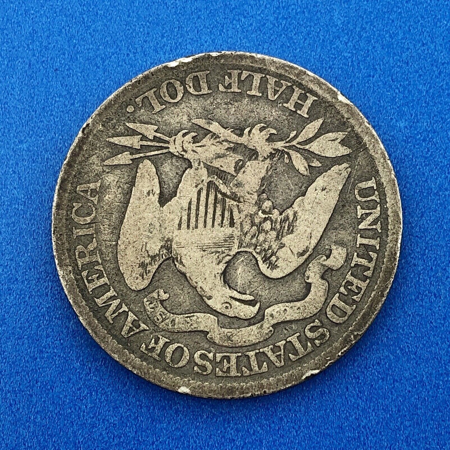 1877 P Seated Silver Half Dollar $.50 Better Key Philadelphia Mint 50c Coin