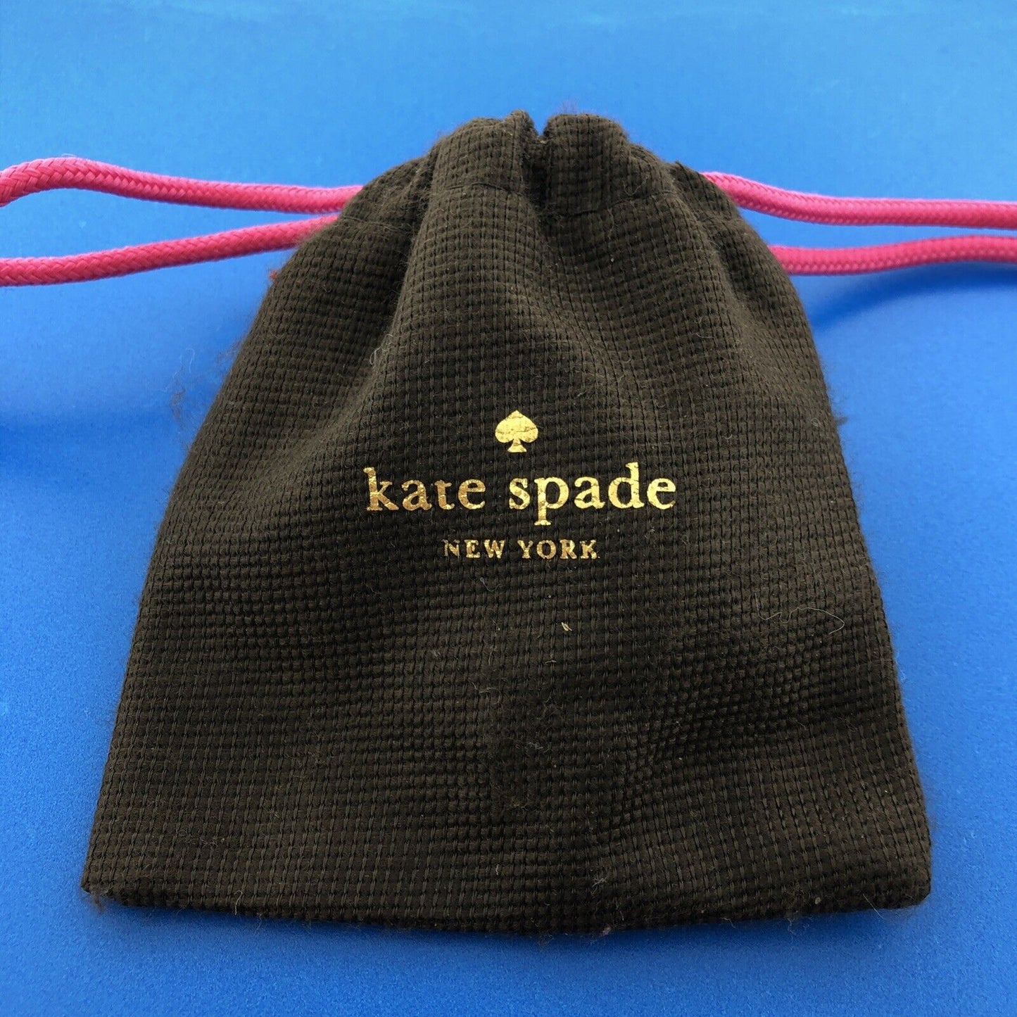 Kate Spade Gold Tone Rhinestone Glass Stone Floral Panel Collar Necklace W/Pouch