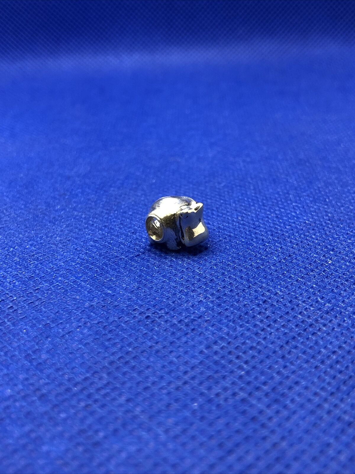 Authentic KALIA 925 Sterling Silver Hippopotamus Hippo Zoo Slide Bracelet Charm