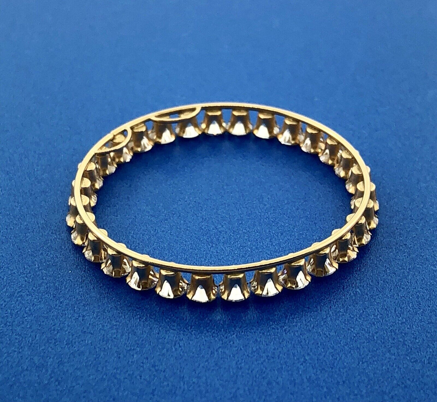 Designer 14K Yellow Gold Cubic Zirconia CZ Infinity Eternity Circle Pendant