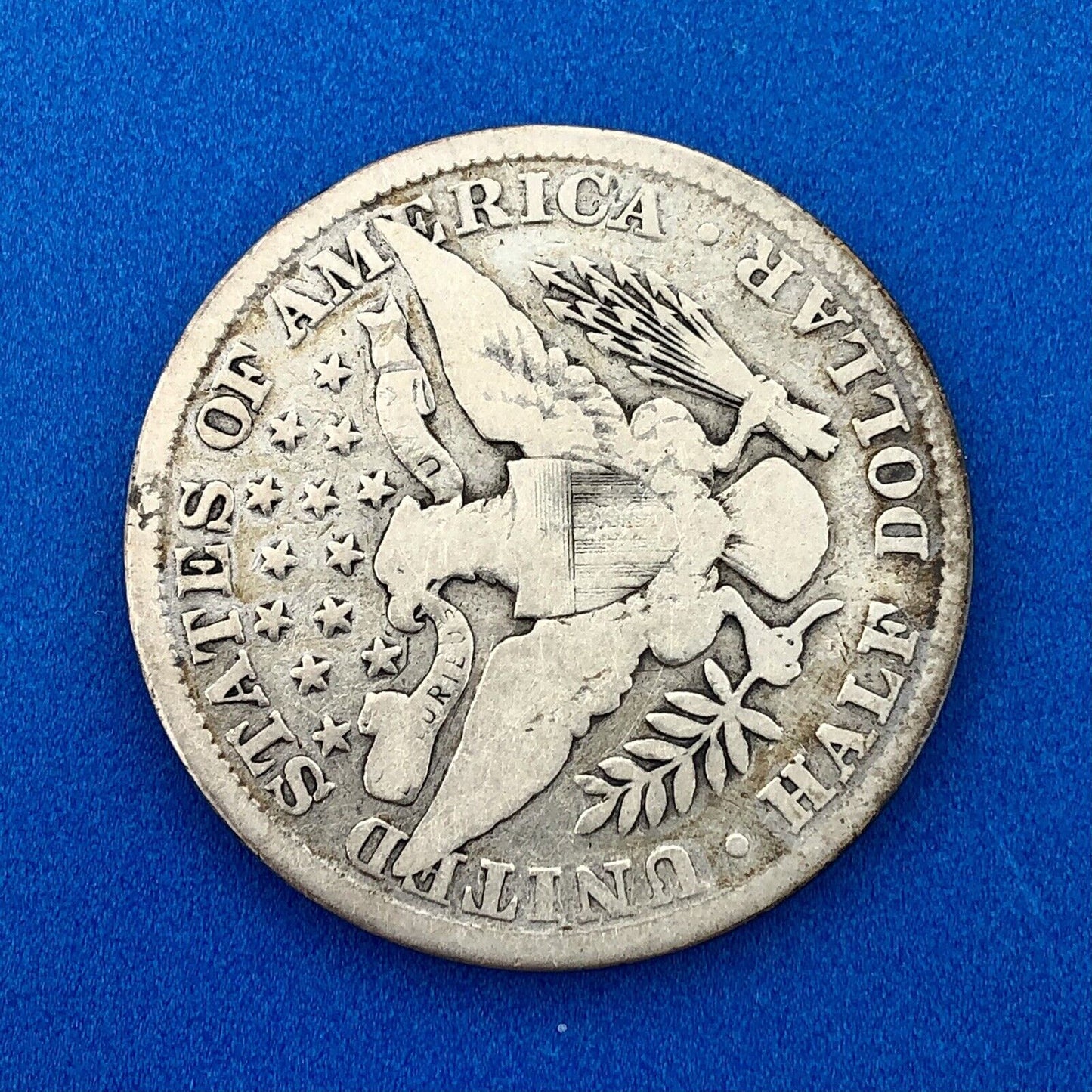 1897 P Silver Barber Half Dollar Better Key Date Philadelphia Coin Rare Scarce