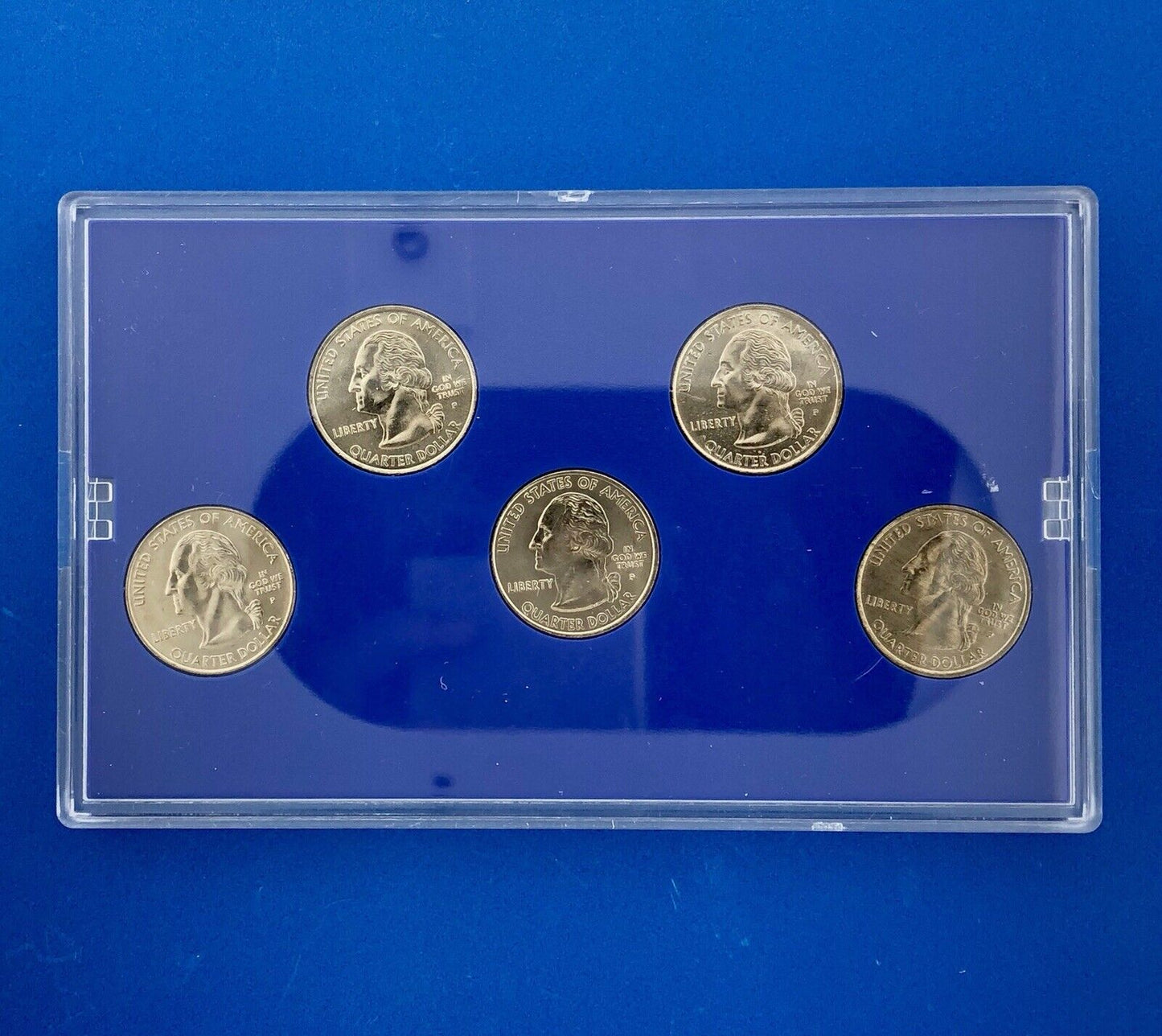 2001 P D State Quarter Collection Platinum Gold Philadelphia Denver 20 Coin Lot