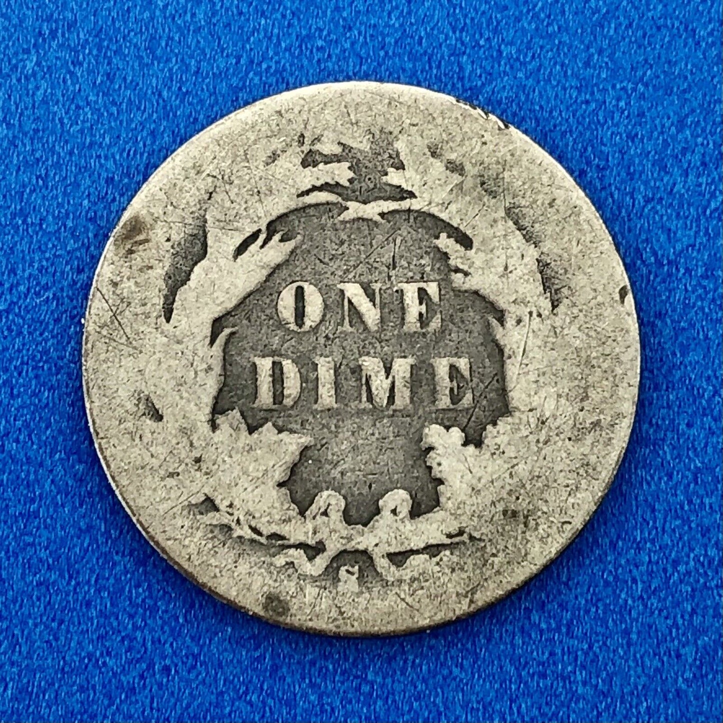 1887 S Seated Liberty Silver Dime 10c Better Key No Stars San Francisco Coin