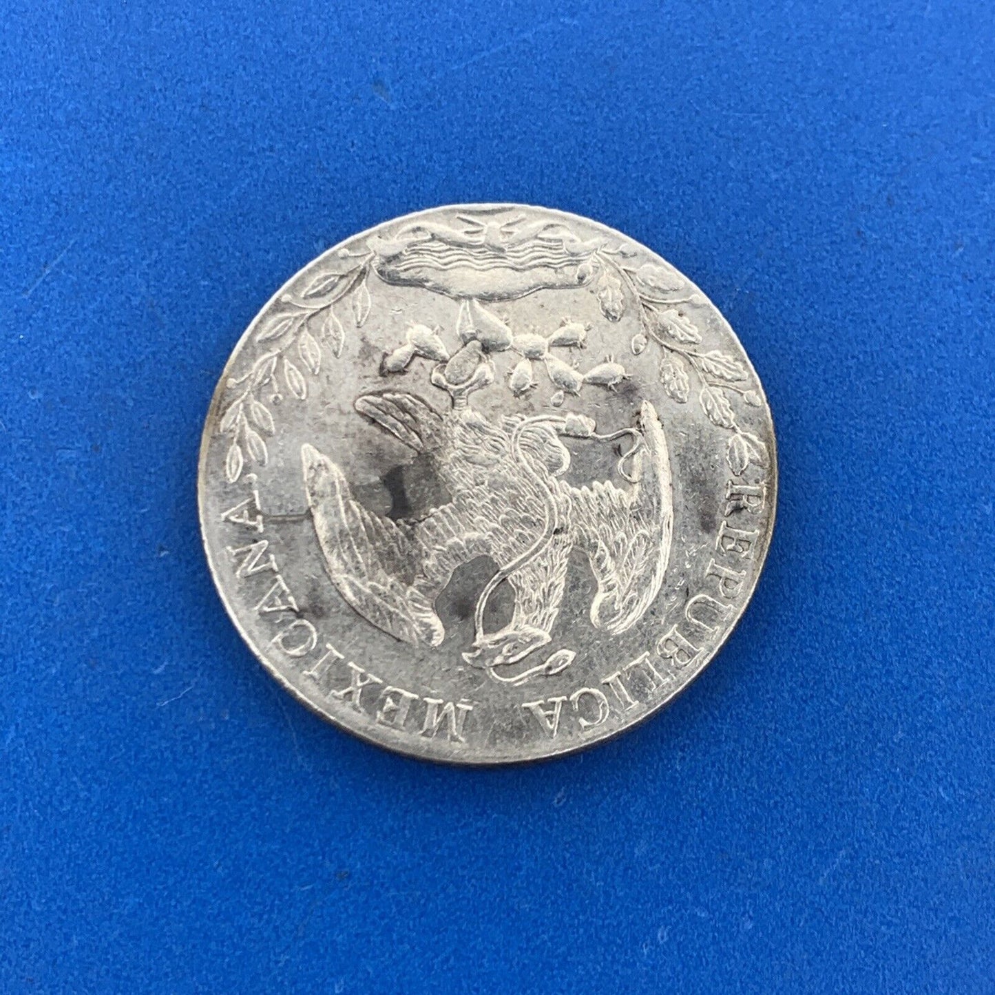 1888 Mo Mexico City 8 Reales M.H. 10 D 20 G Mexico .903 Silver Coin
