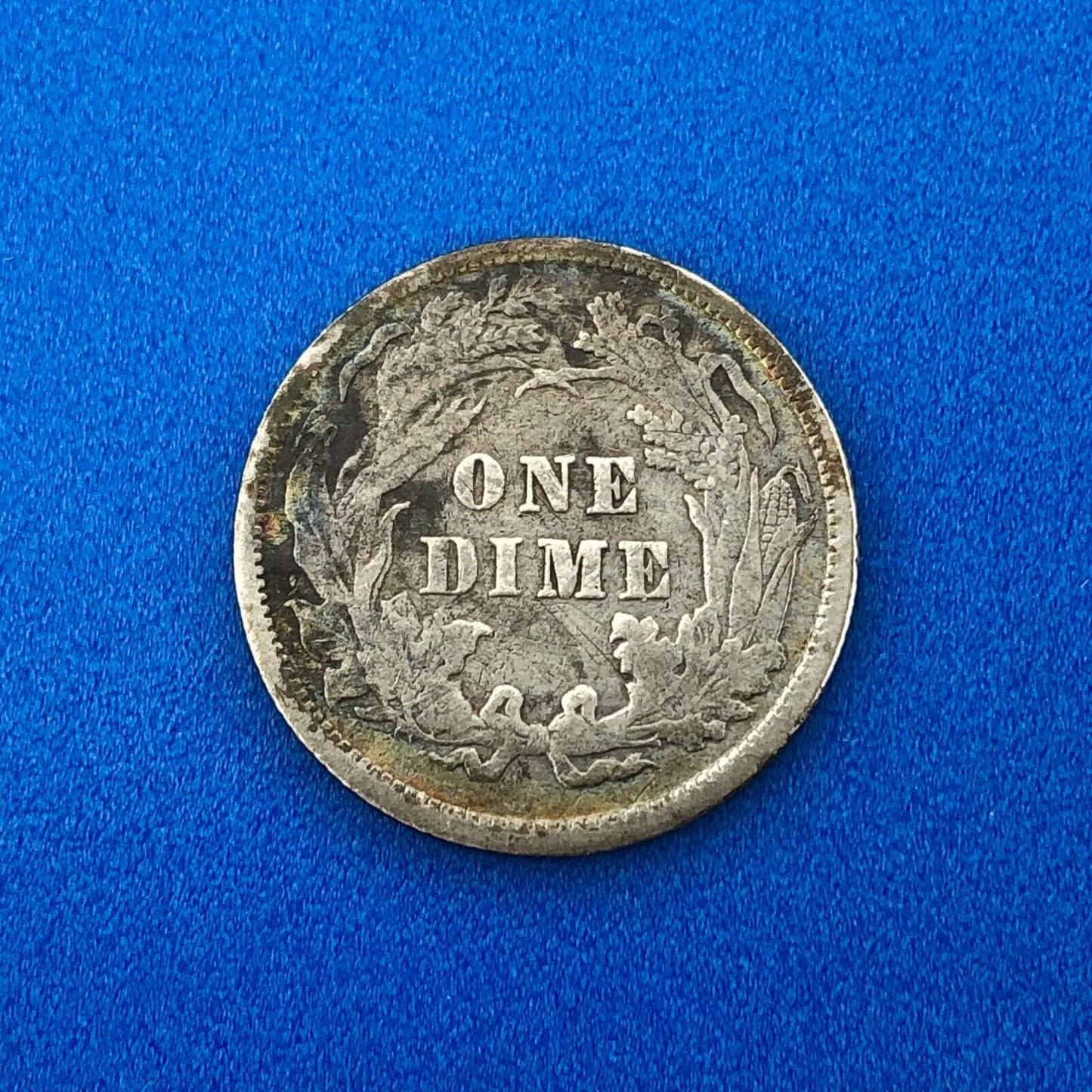1876 P Seated Liberty Silver Dime No Motto Stars Or Arrows Nice Type Coin