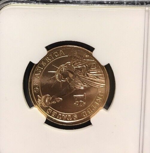2007 P John Adams Presidential Dollar $1 NGC MS65 First Day of Issue