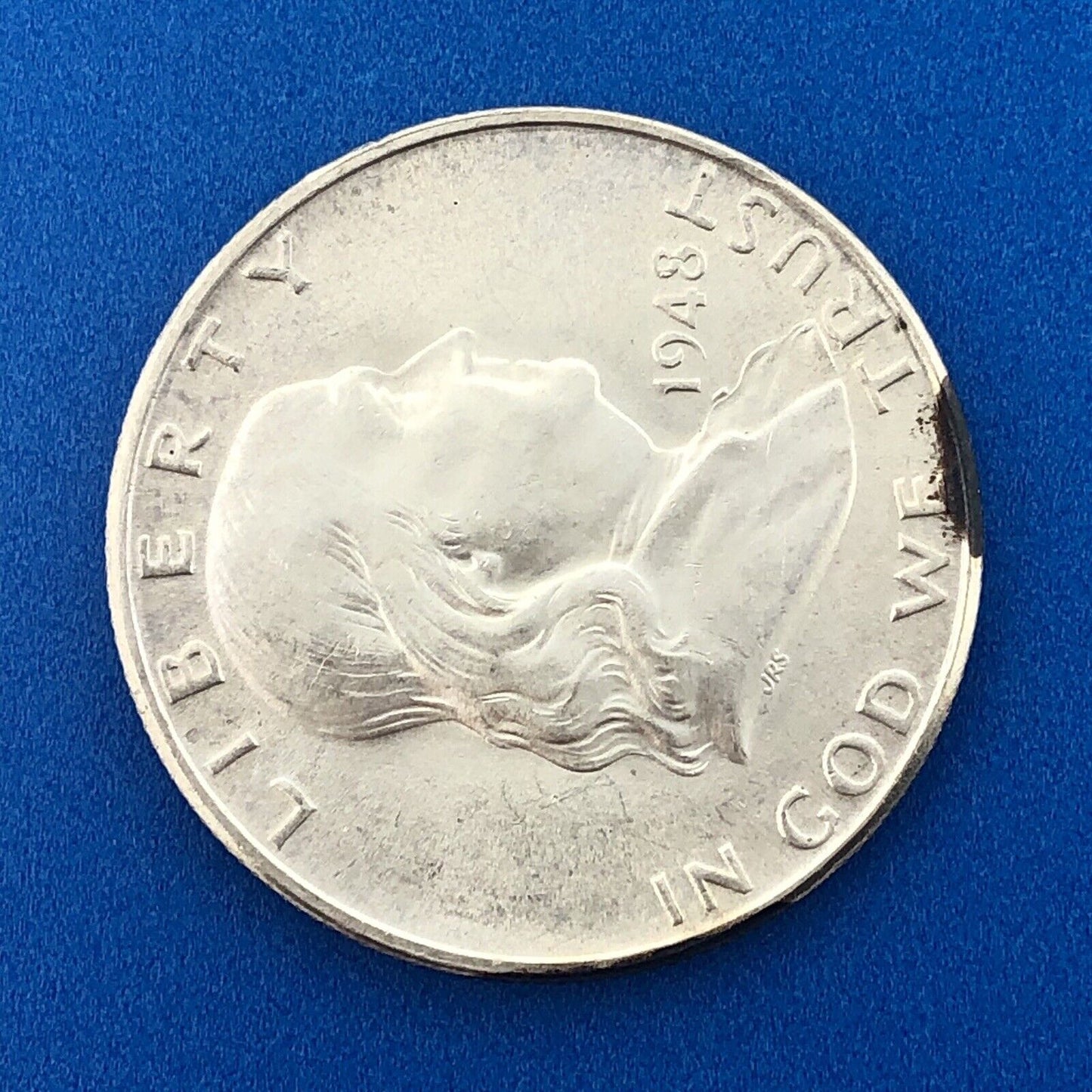 1948 D Franklin Silver Half Dollar Better Key First Year Series Denver Mint Coin