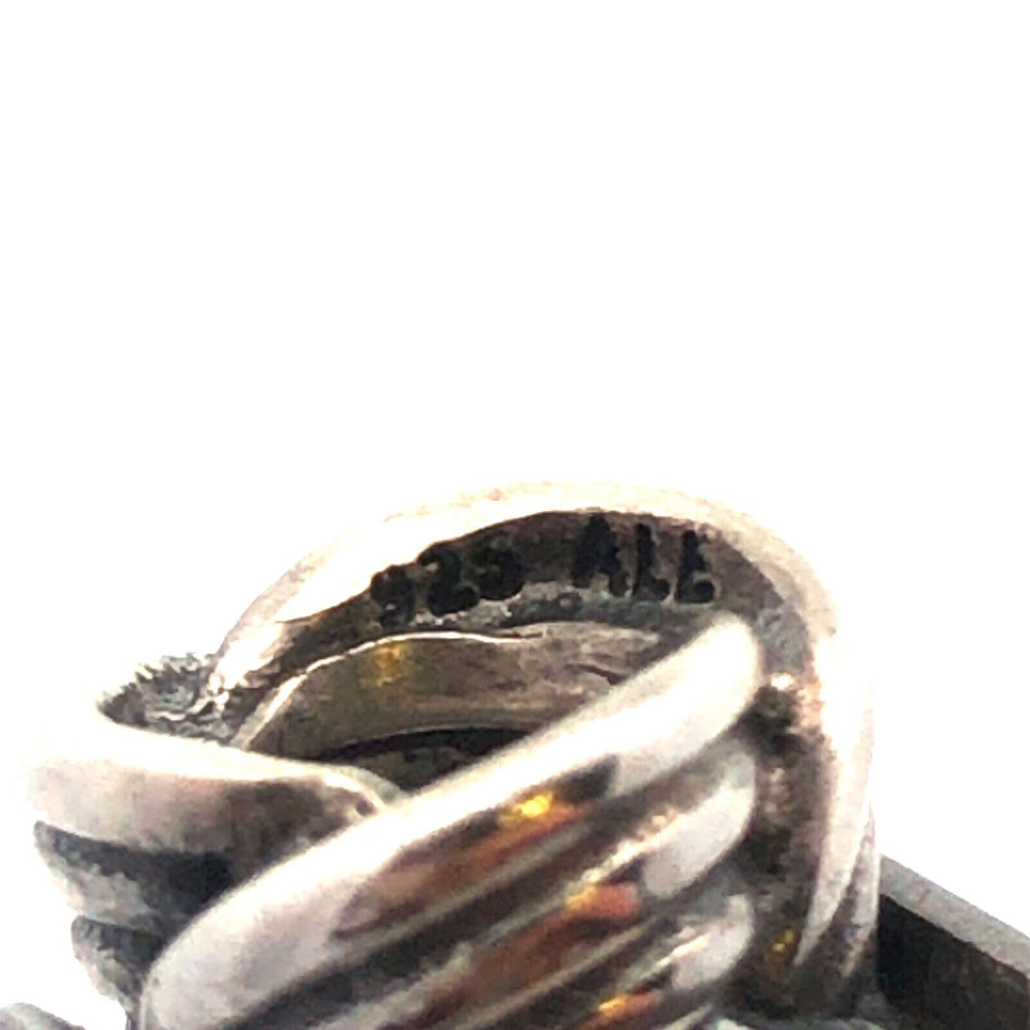 Authentic PANDORA 925 Sterling Silver Amethyst Tied Together 790476PAM Charm