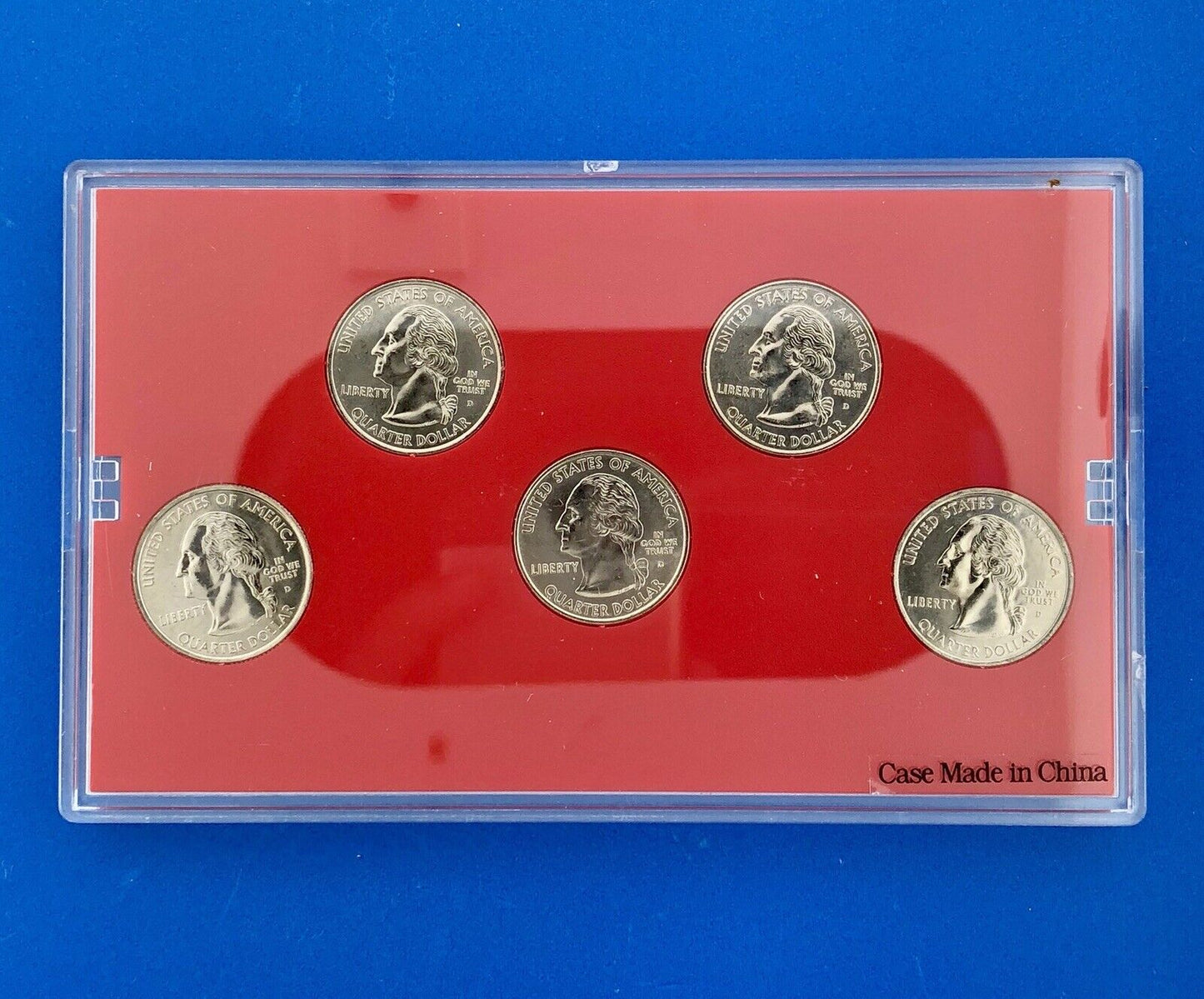 2002 P D State Quarter Collection Platinum Gold Philadelphia Denver 20 Coin Lot