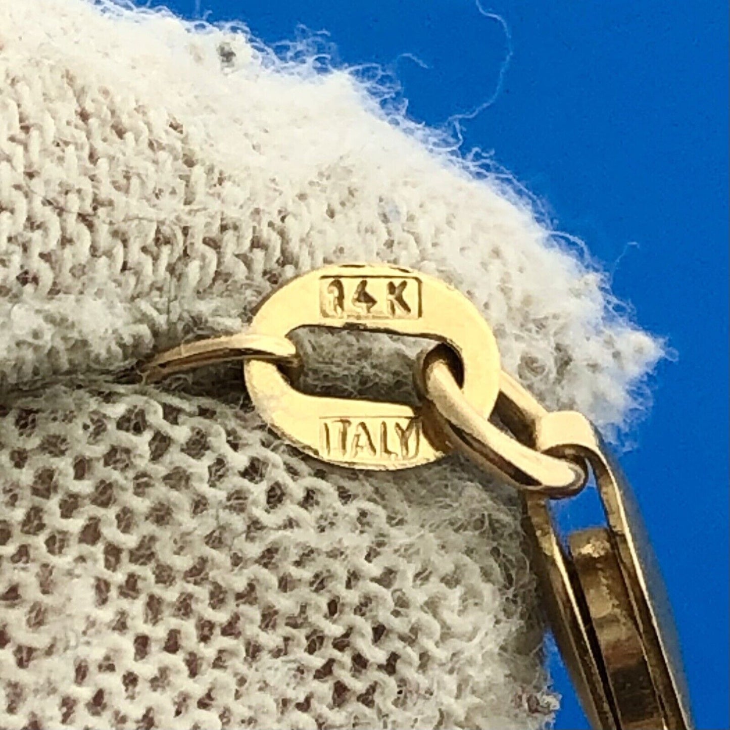 Designer Italy 14K Yellow Gold 24.0" S Link Flat Chain Necklace