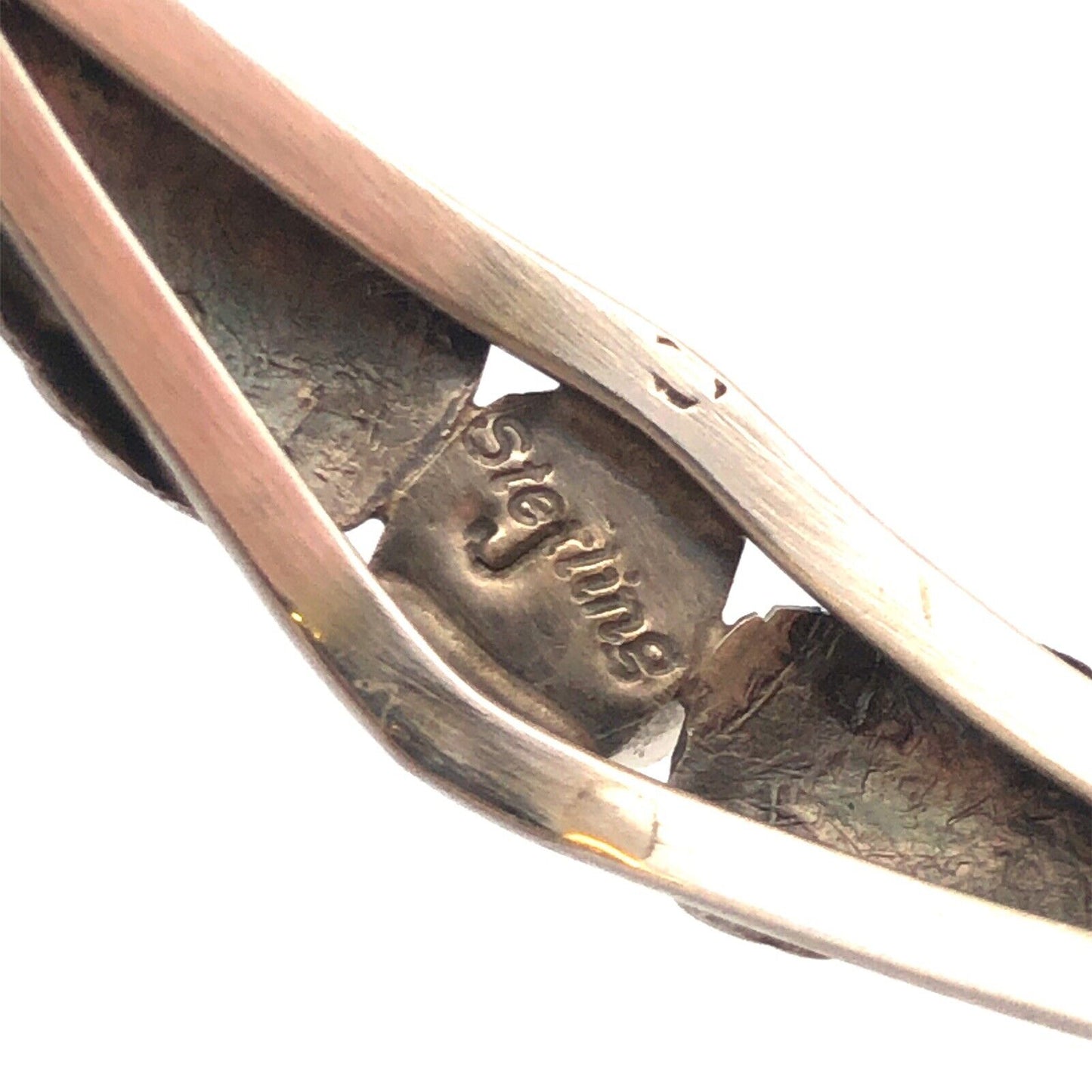 Native American Jacquelin 925 Sterling Silver Turquoise Child Cuff Bracelet