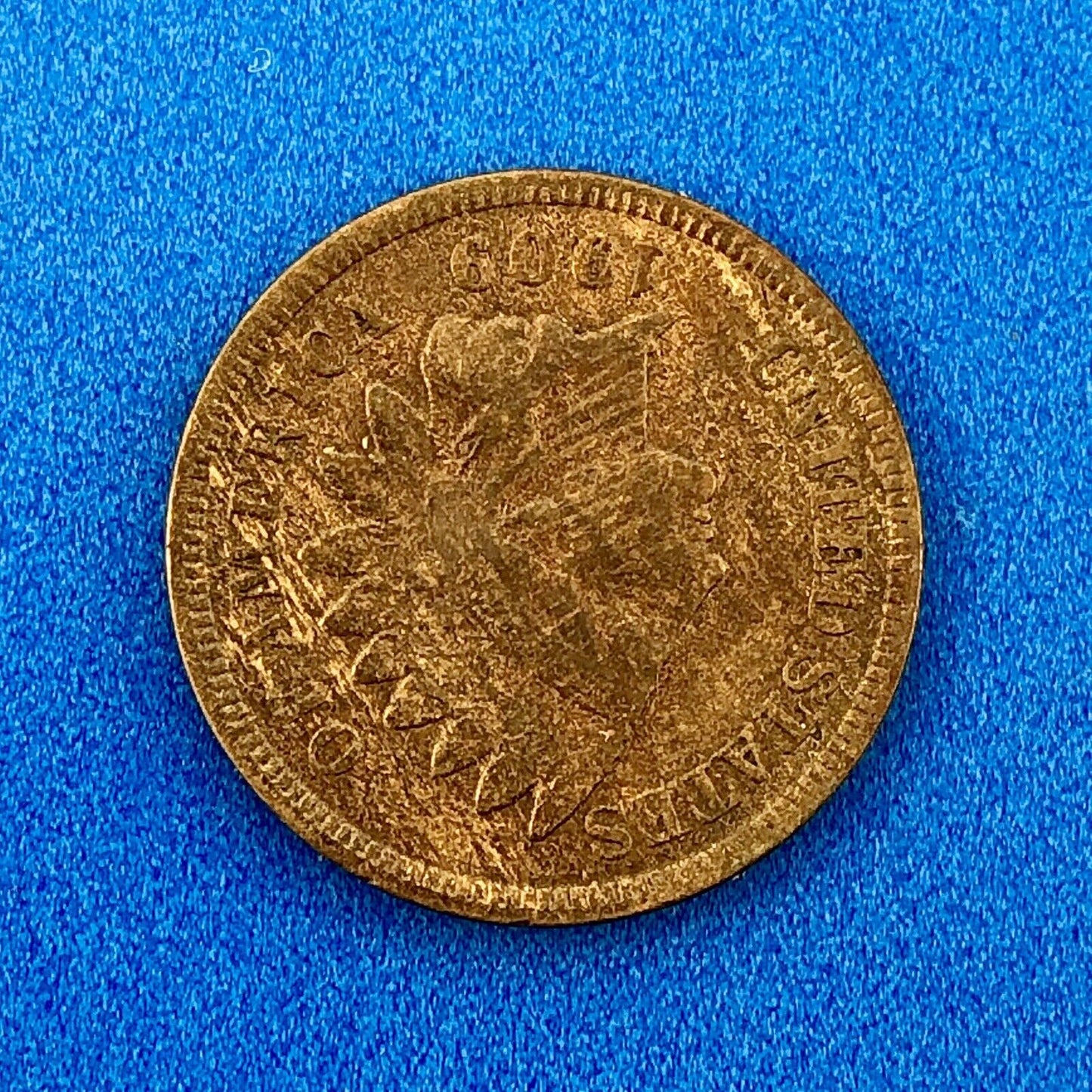 1909 S Indian Head One Cent Penny Type 3 Bronze Better Key San Francisco Coin