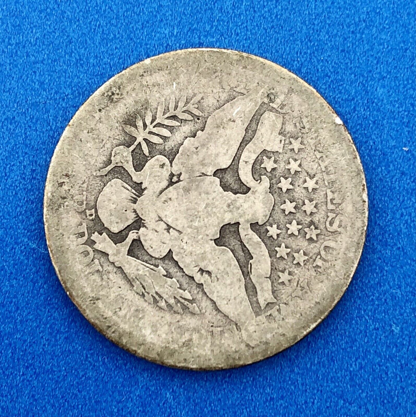 1911 D Silver Barber Quarter Better Key Date Denver Coin Rare Scarce