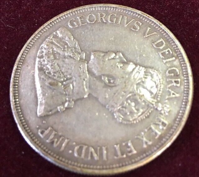 1928 Cyprus Silver 45 Piastres XF Cleaned