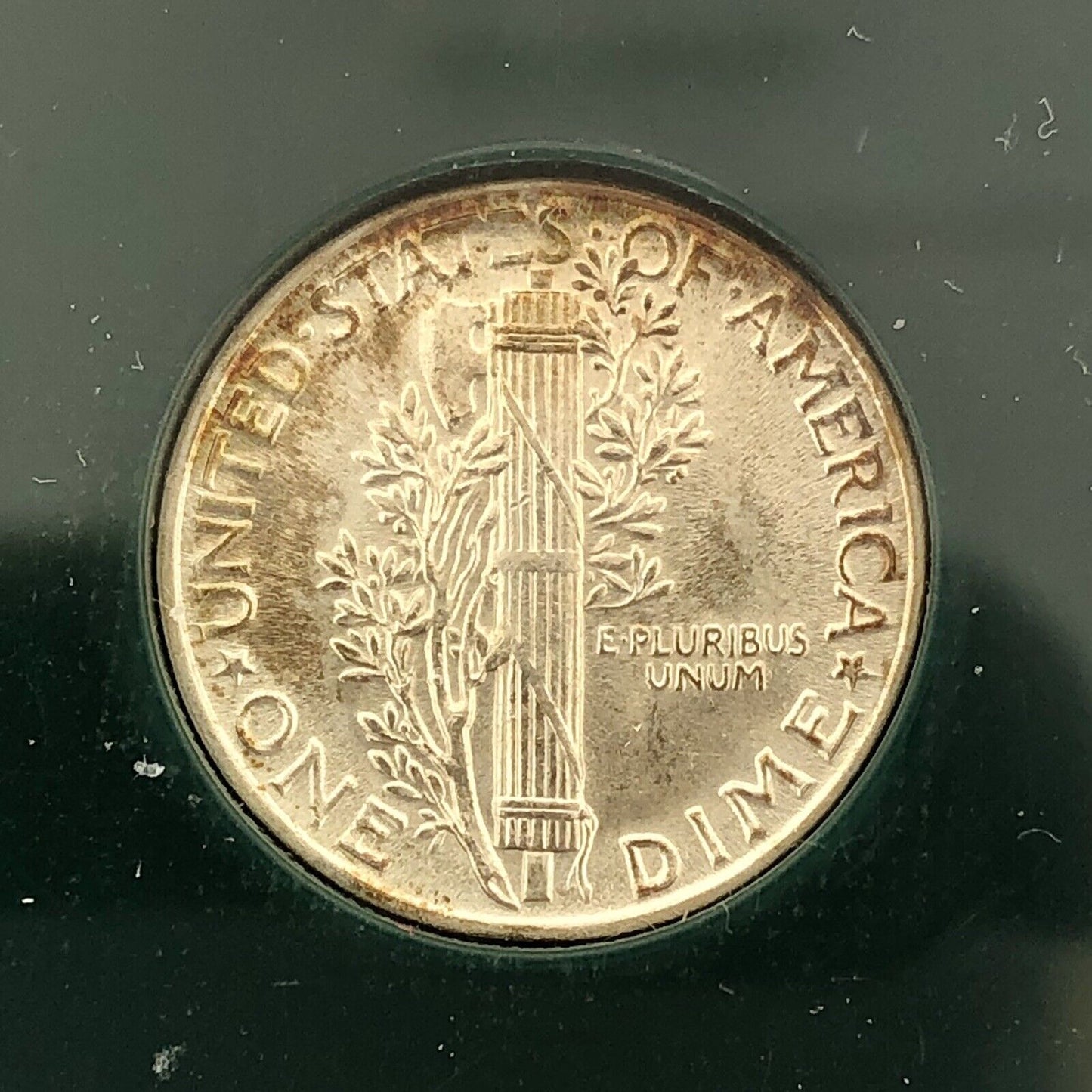 1944 P United States 90% Silver Mercury Dime Date Scarce Philadelphia Coin BU