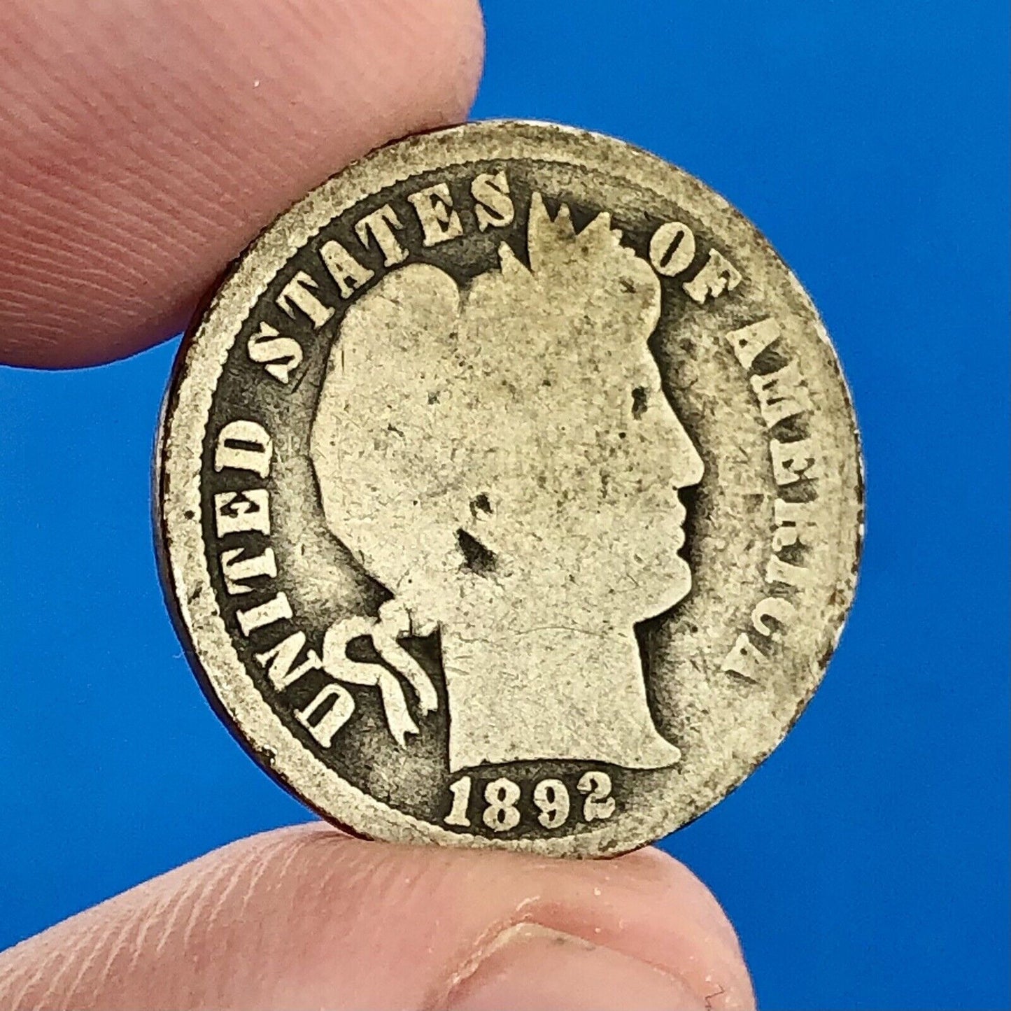 1892 O Barber Silver Dime $.10 Better Rare Scarce Key New Orleans Mint Coin
