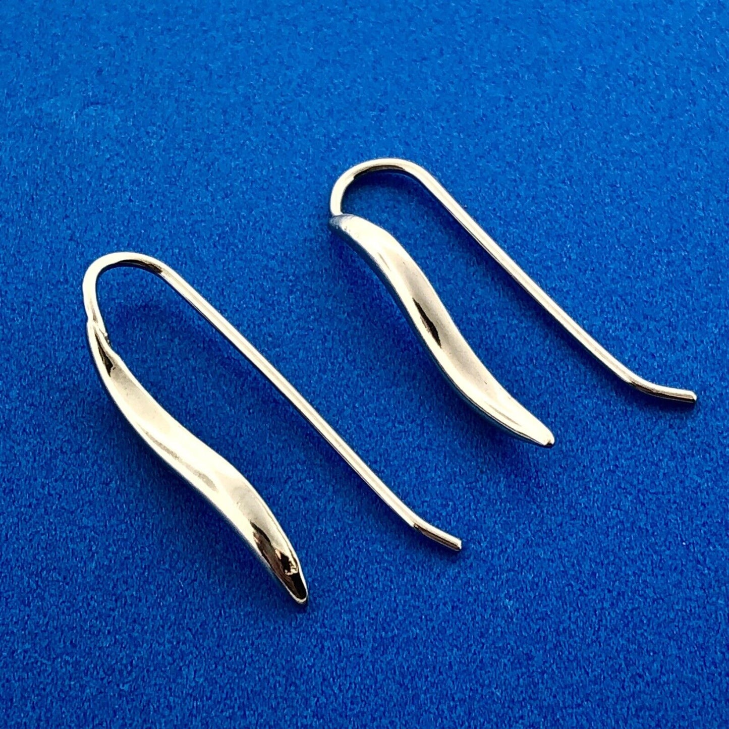 Vintage Silpada 925 Sterling Silver Italian Horn Good Luck Earring Slides