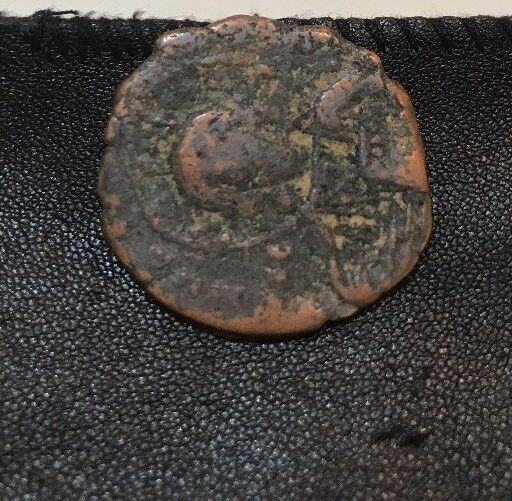 Byzantine A.D. 969-1094 Bronze Anonymous Follis Coin Portrait of Christ John I