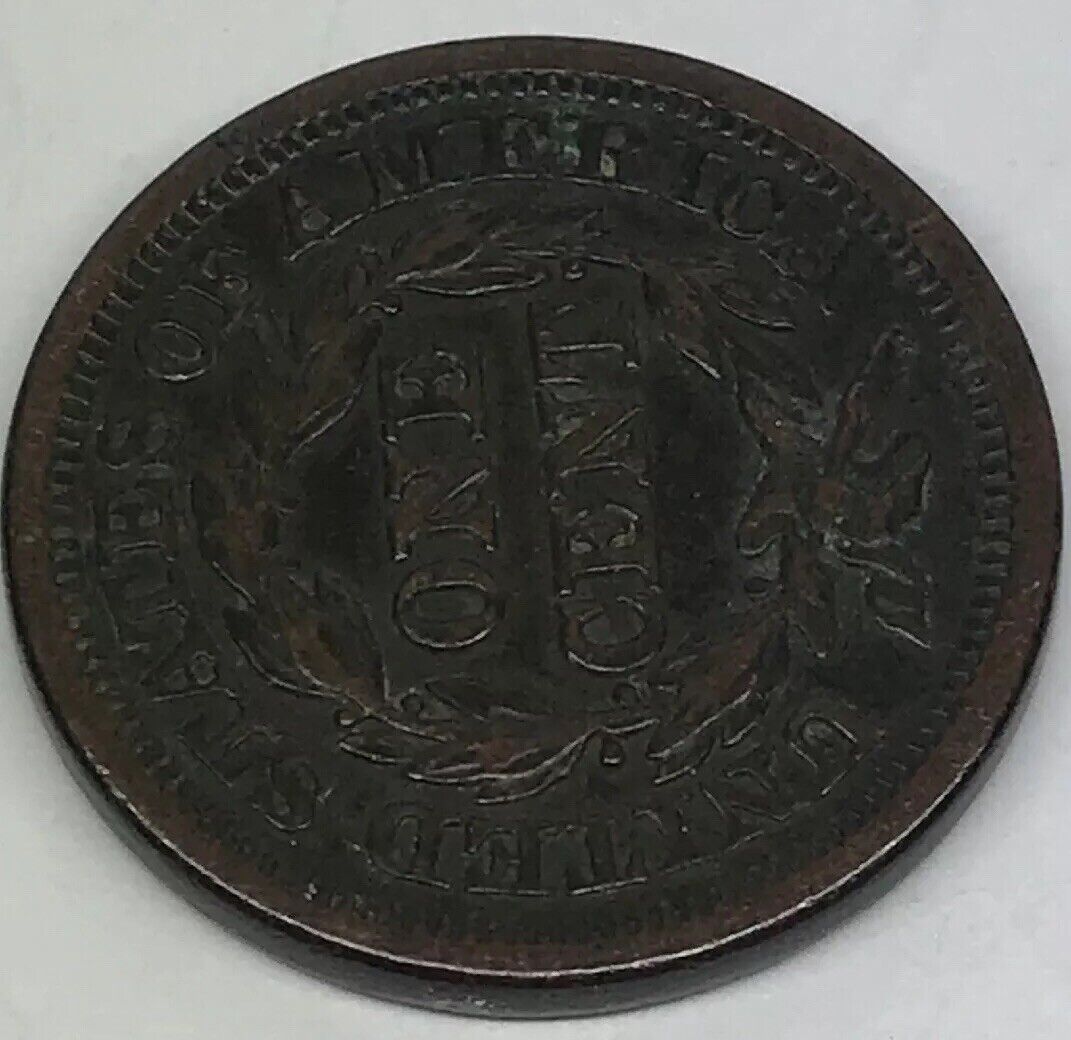 1846 Braided Hair Large Cent Small Date Early American Copper Coinage Brown