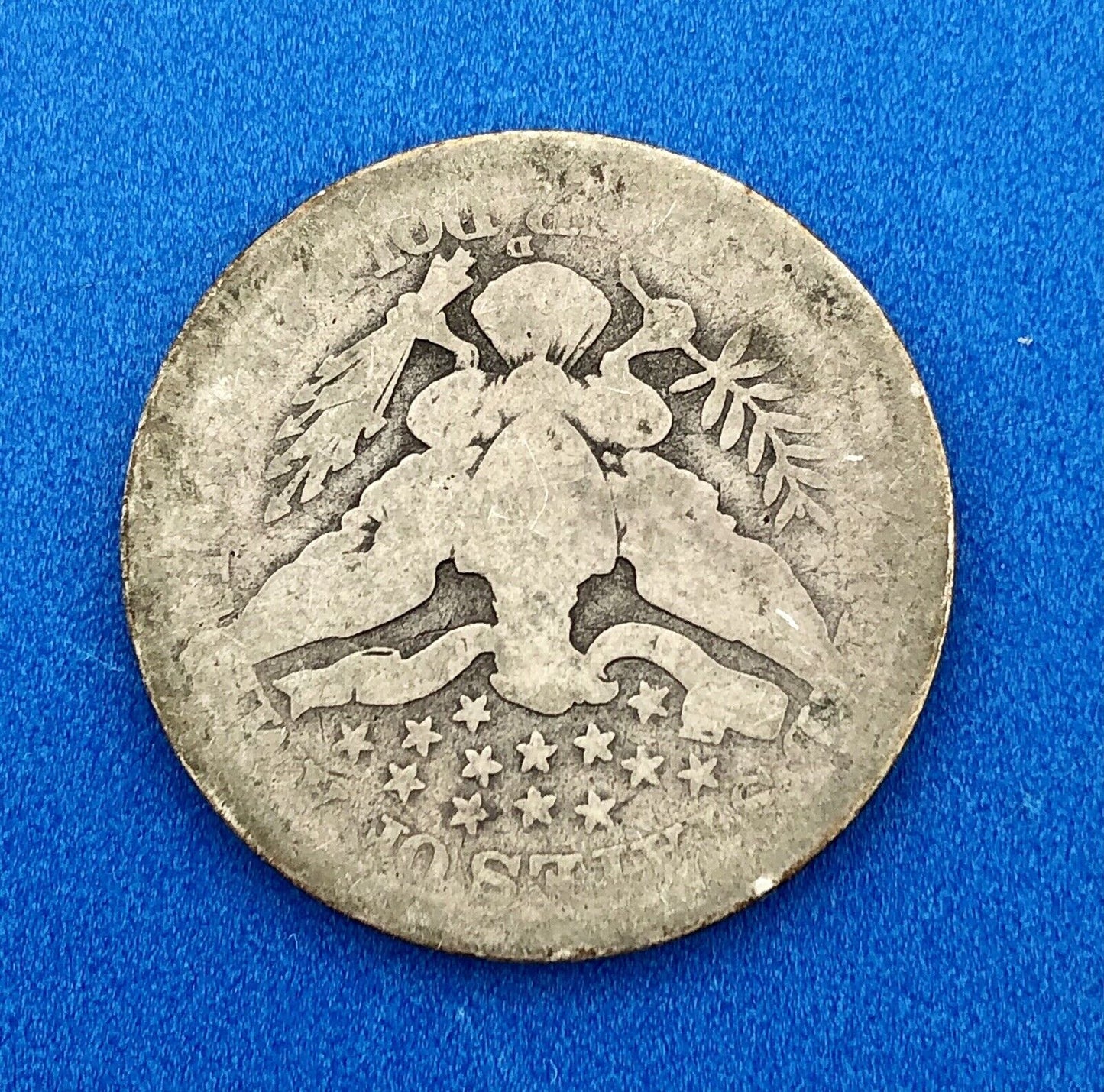 1911 D Silver Barber Quarter Better Key Date Denver Coin Rare Scarce
