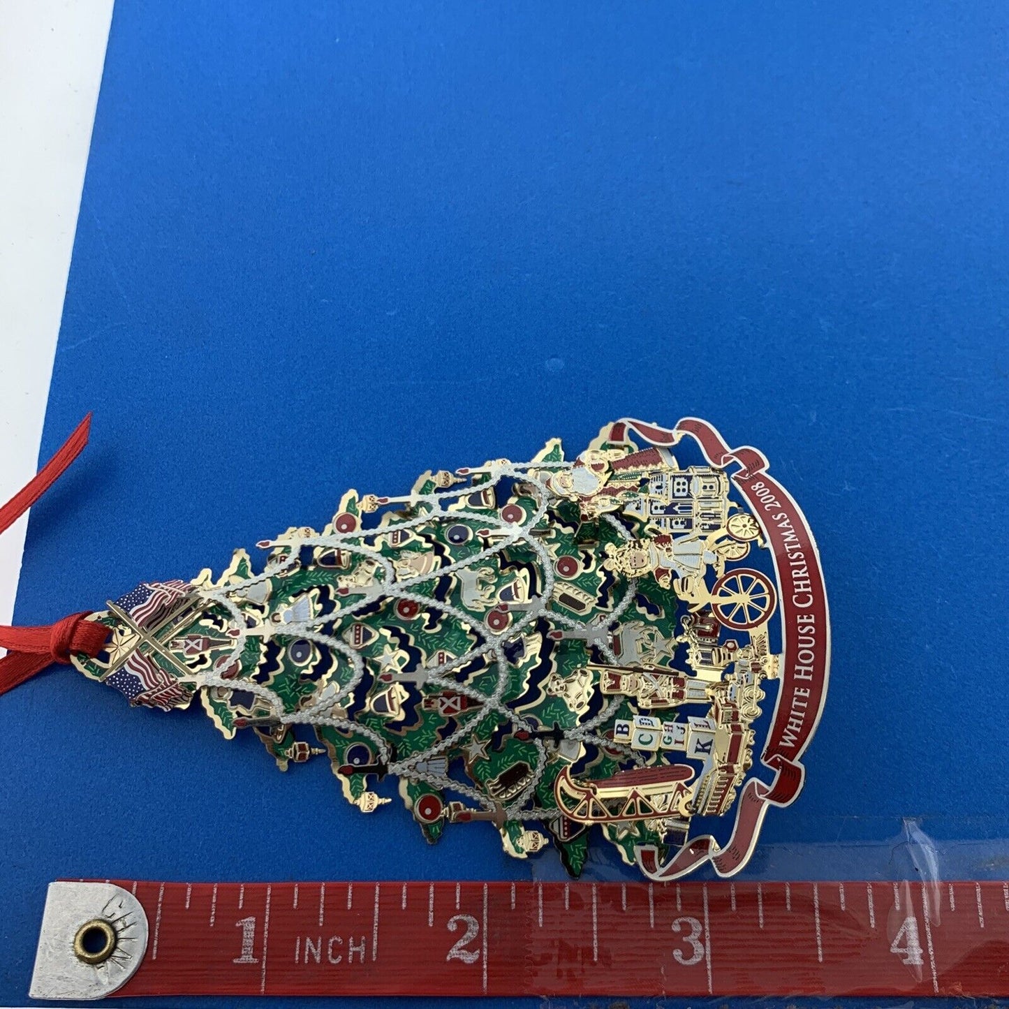 2008 White House Historical Association Harrison Era Tree Christmas Ornament
