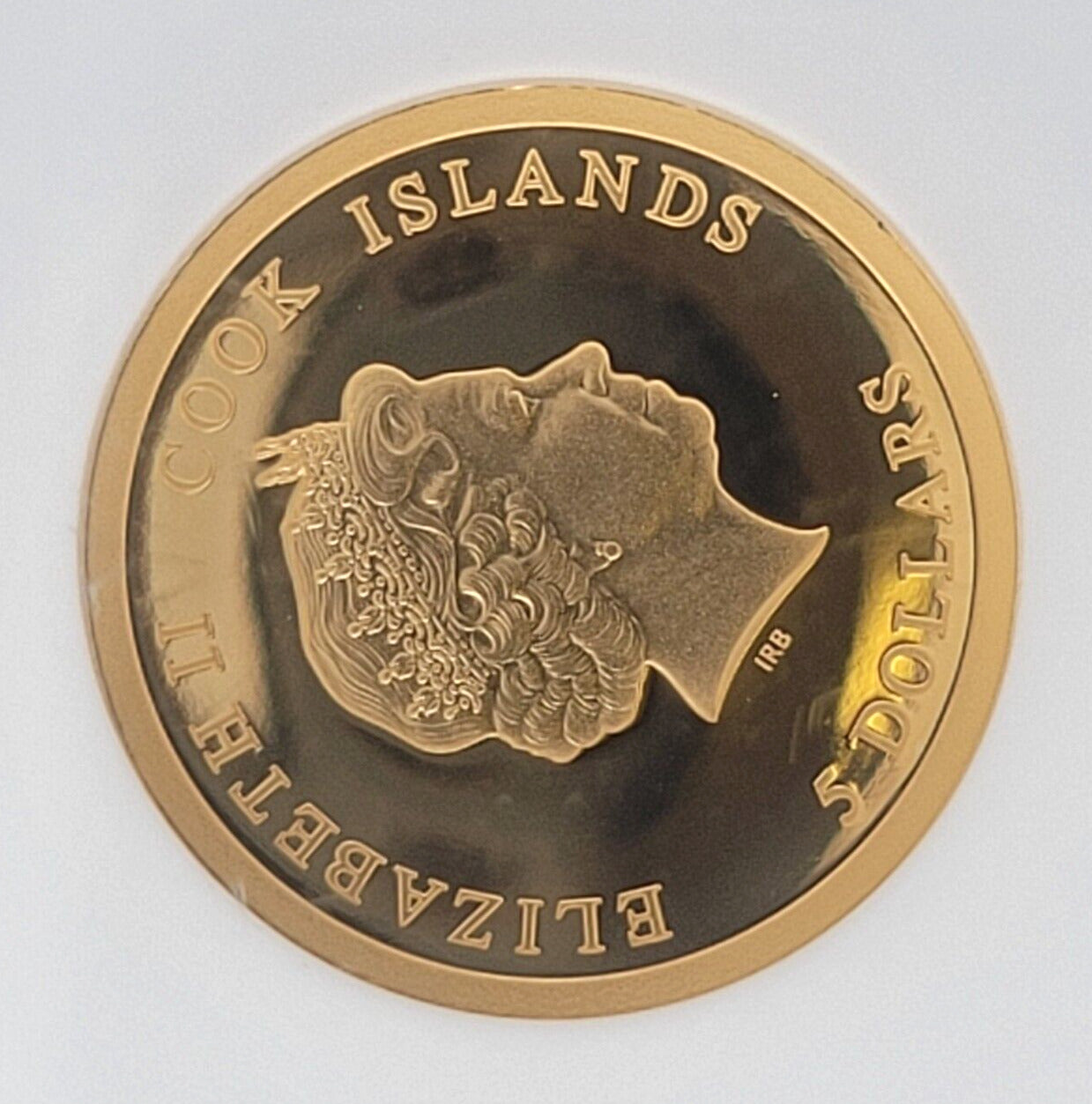 2022 $5 Cook Islands NGC PF70 Proof Cameo Big City Lights NY 1/2g .999 Gold Coin