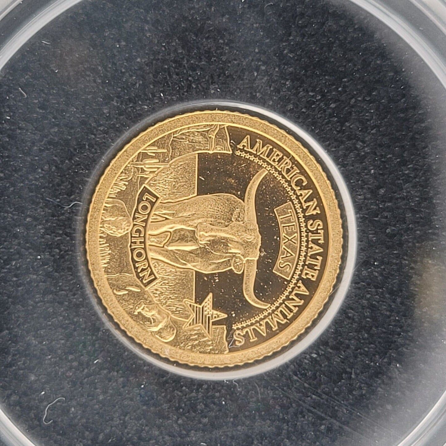 2021 $5 Cook Islands NGC PF70 Proof Ultra Cameo 1/2g .999 Gold Texas Longhorn