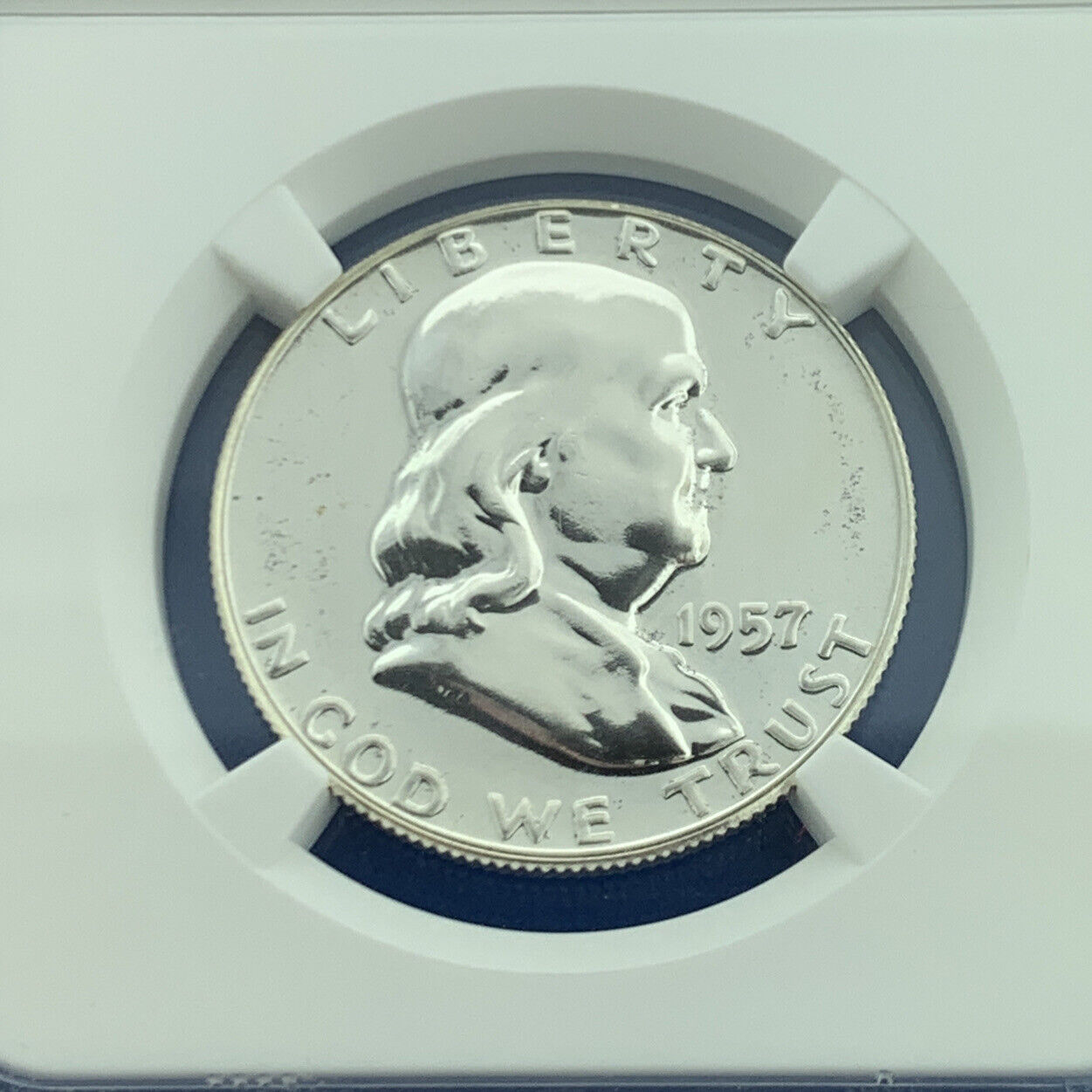 1957 Franklin Silver Proof Half Dollar 50c $.50 Better Key Philadelphia NGC PF67