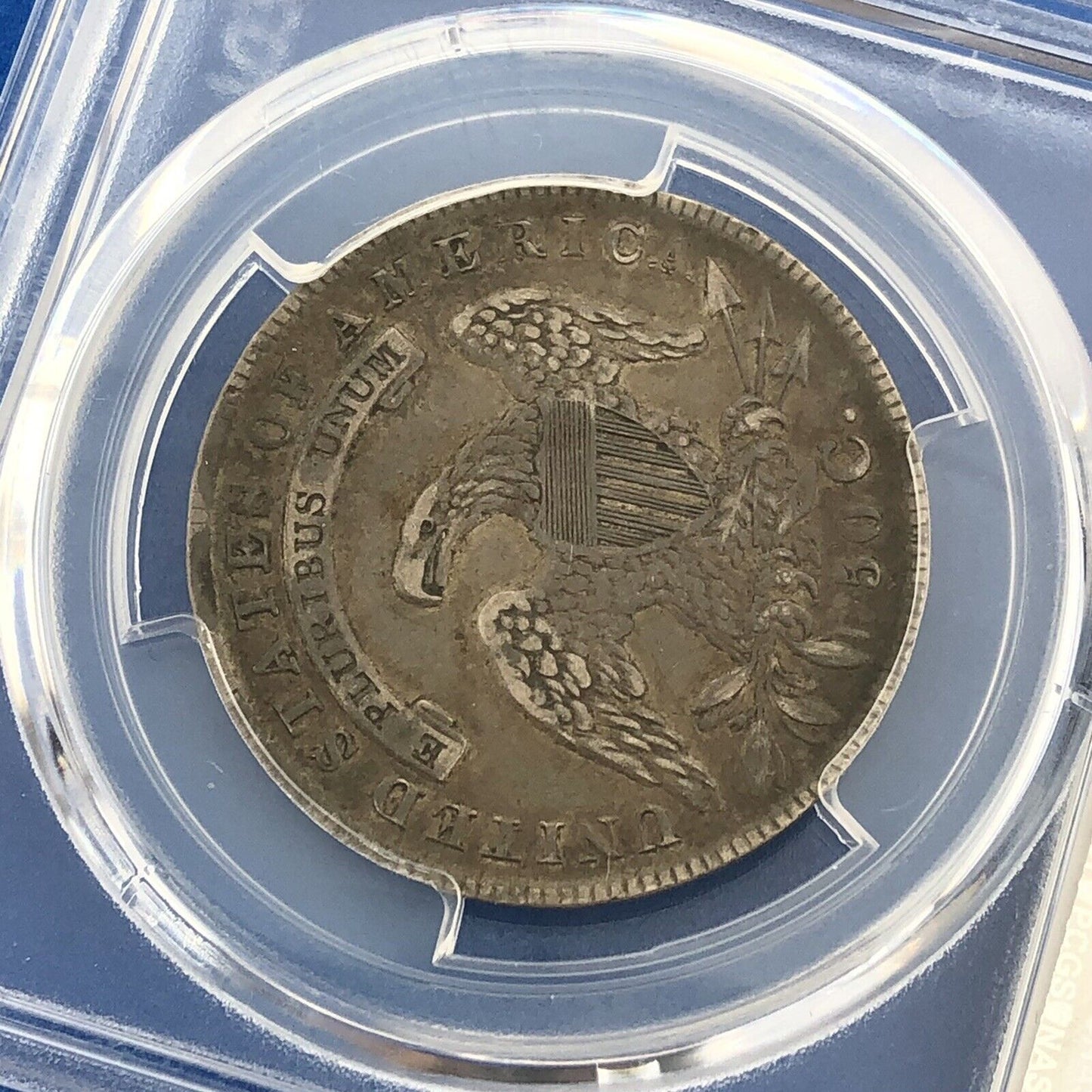 1834 Capped Bust Silver Half Dollar 50c Lettered Edge PCGS XF45 Lg Date Sm Ltrs