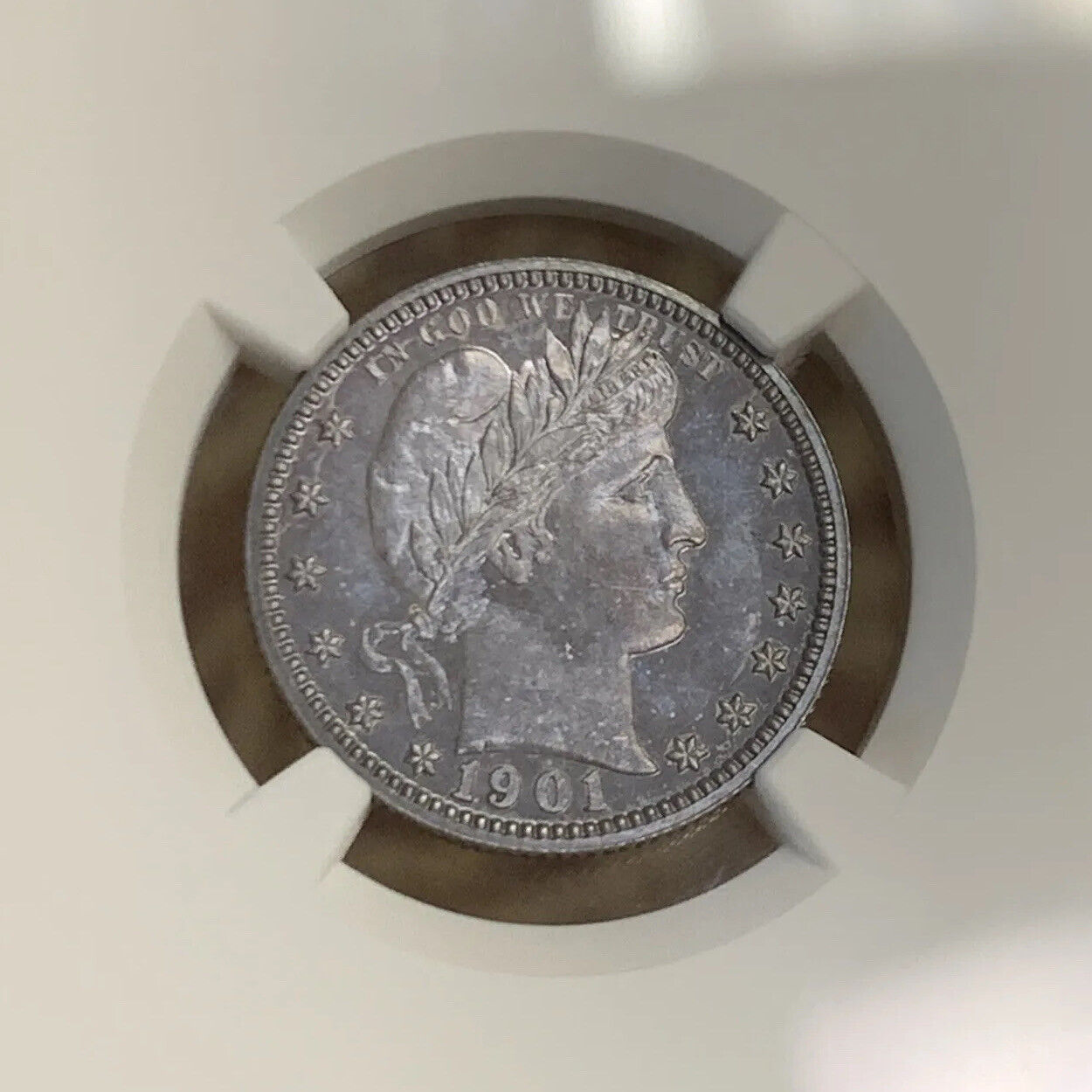1901 P Proof Silver Barber Quarter Dollar 25c NGC PF64 Better Philadelphia Coin