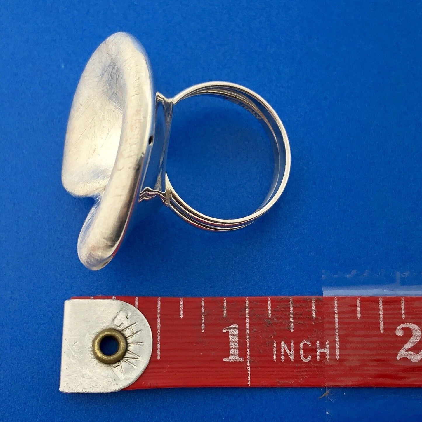 Karizia KA1772 Sterling Silver 925 Contemporary Floral Statement Cocktail Ring