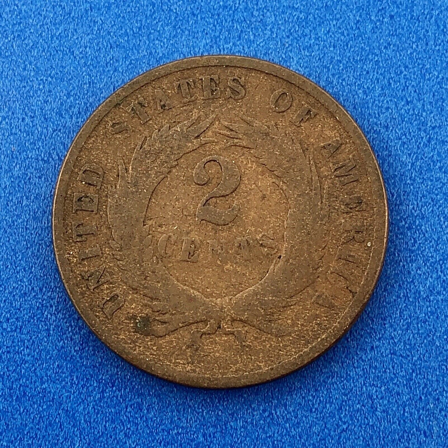 1866 P Bronze Two-Cent Piece Three Coin Mixed Date Union Shield Philadelphia Lot