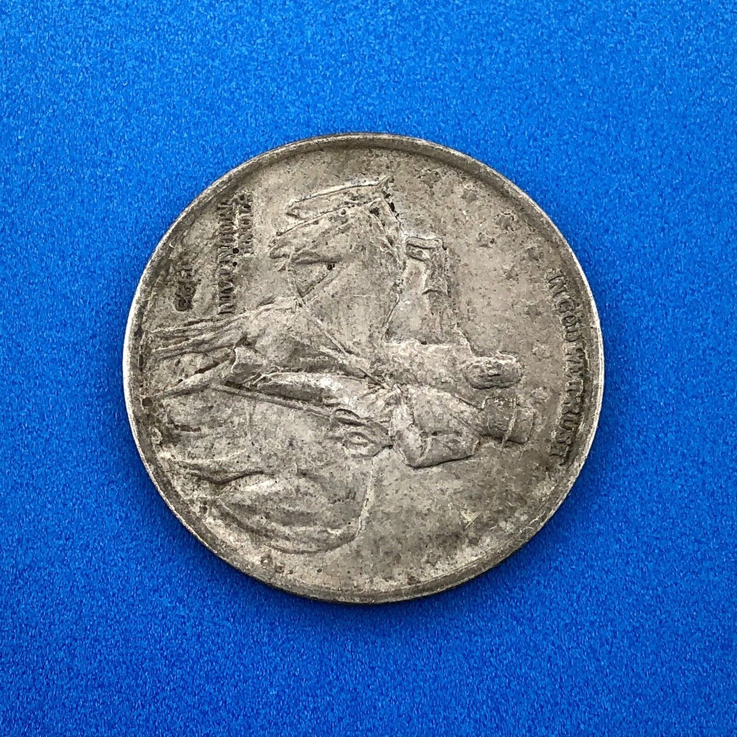 1925 P Stone Mountain Commemorative .900 Silver Half Dollar AU Rare Coin