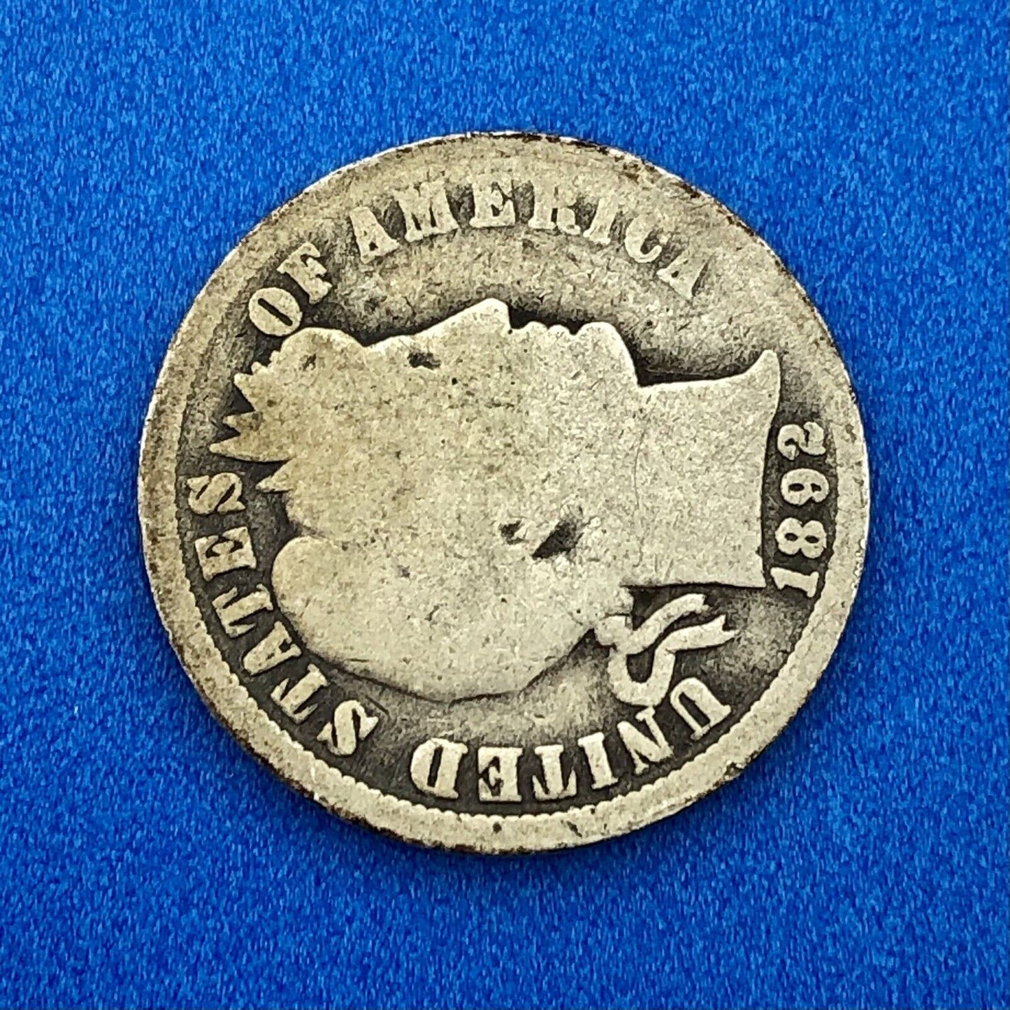 1892 O Barber Silver Dime $.10 Better Rare Scarce Key New Orleans Mint Coin